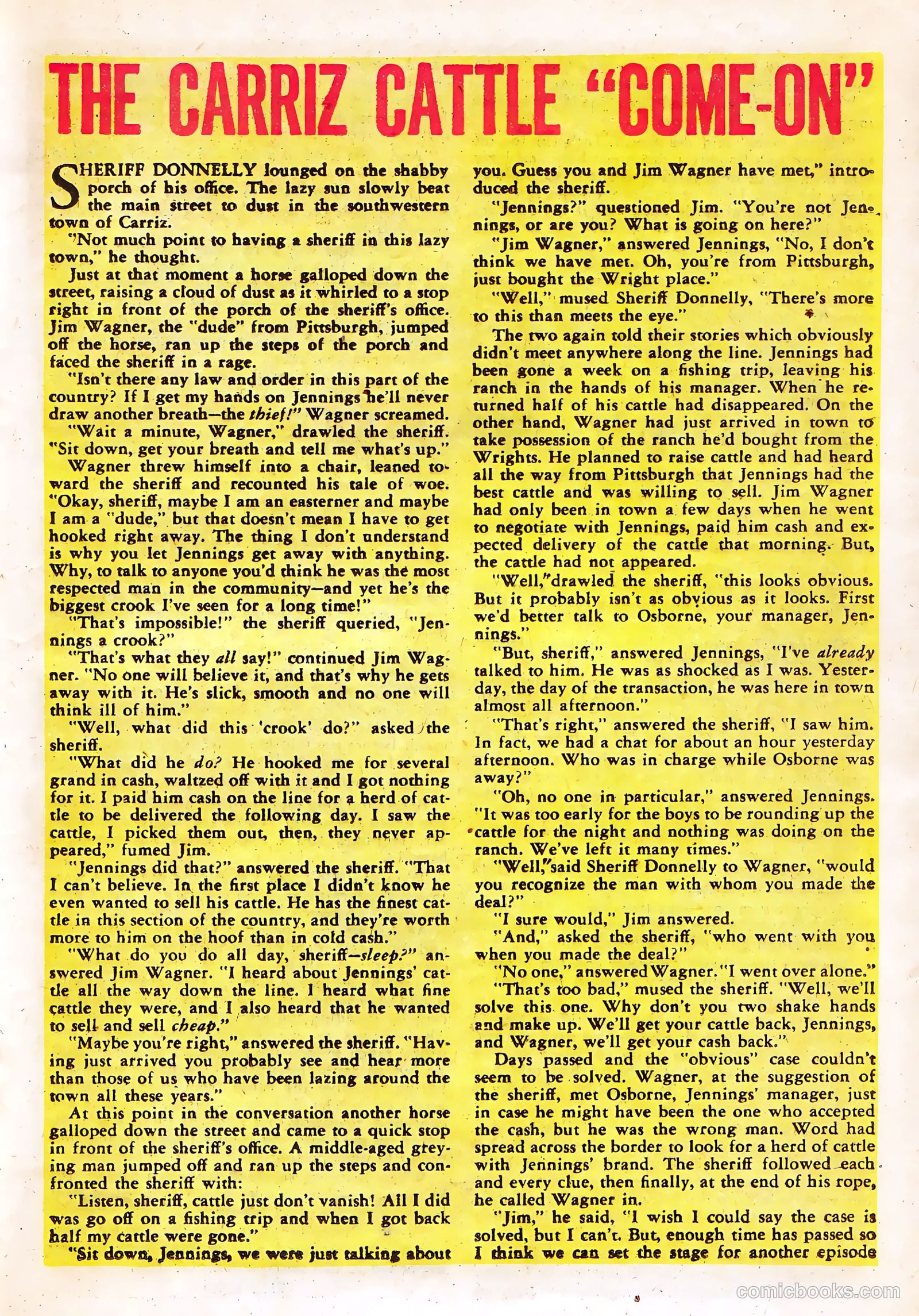 Black Diamond Western #23 (1949, Lev Gleason Publications, Inc.) — page 27 of 52
