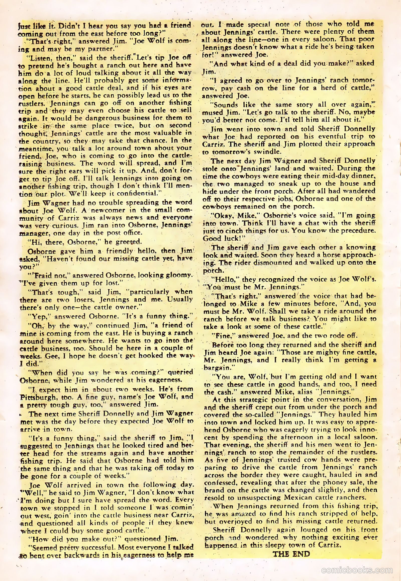 Black Diamond Western #23 (1949, Lev Gleason Publications, Inc.) — page 28 of 52