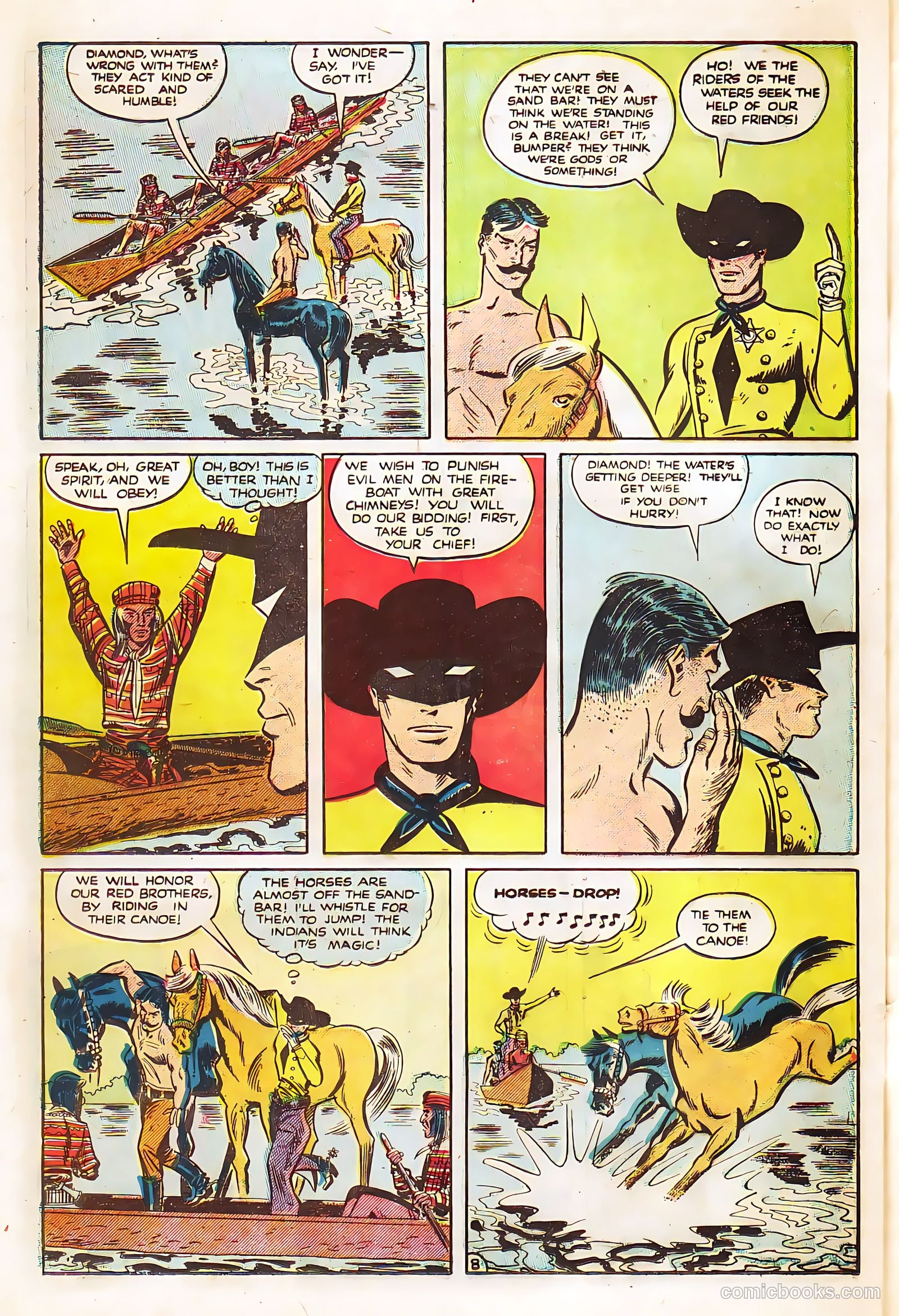 Black Diamond Western #23 (1949, Lev Gleason Publications, Inc.) — page 38 of 52