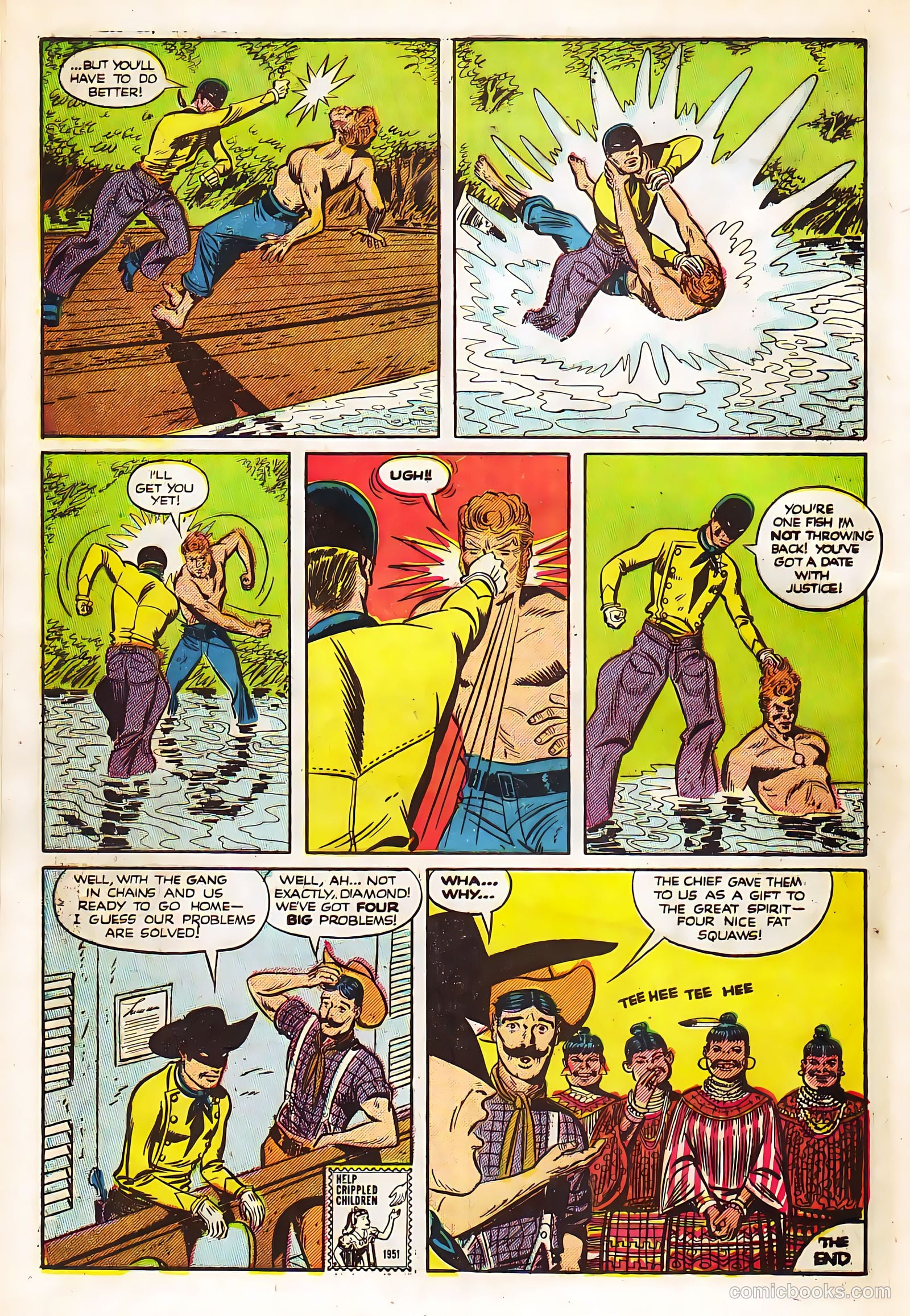 Black Diamond Western #23 (1949, Lev Gleason Publications, Inc.) — page 42 of 52