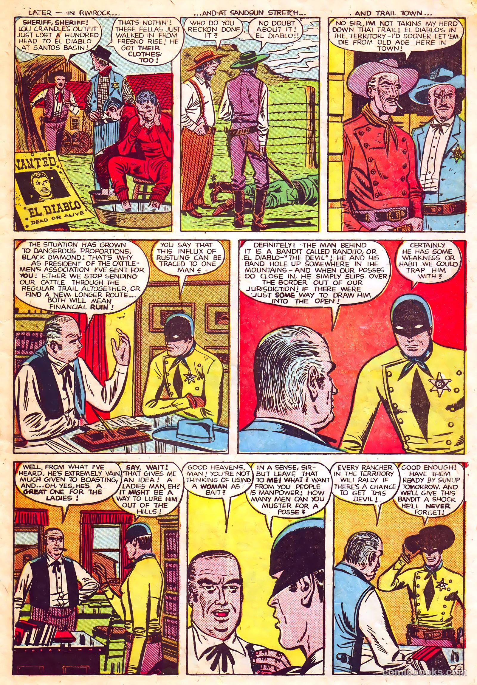 Black Diamond Western #16 (1949, Lev Gleason Publications, Inc.) — page 5 of 52