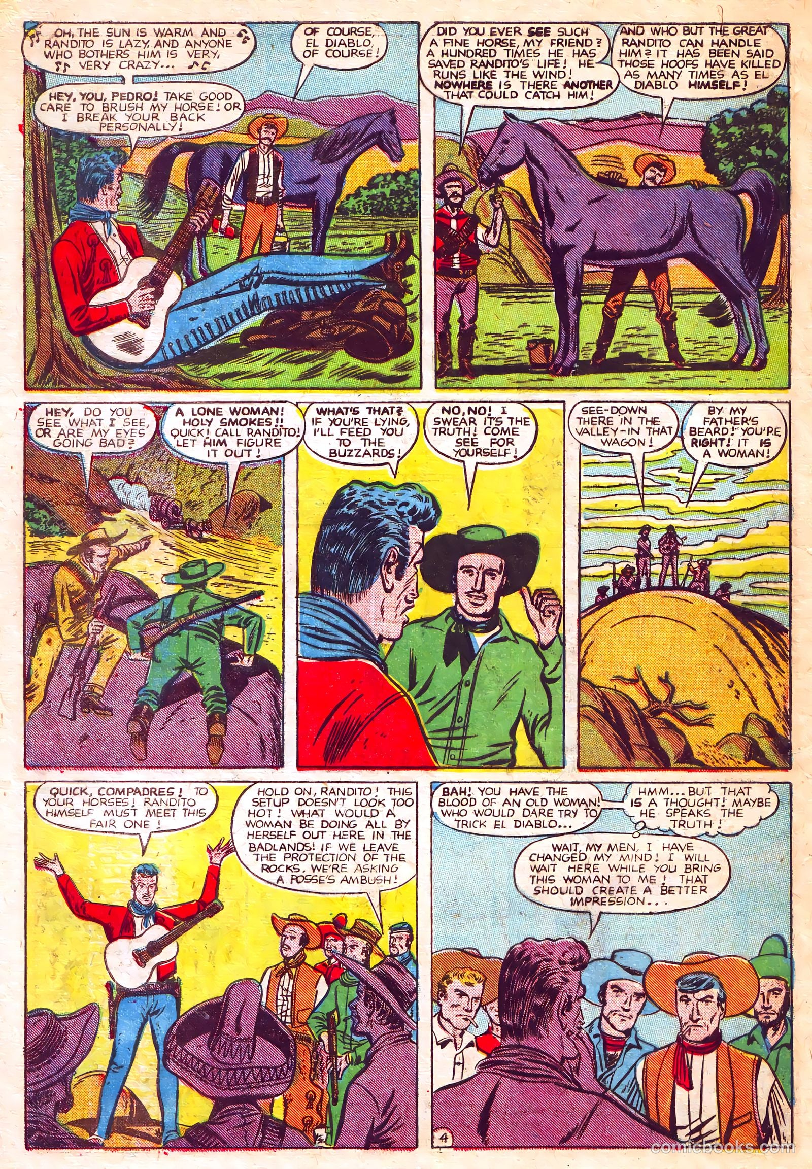 Black Diamond Western #16 (1949, Lev Gleason Publications, Inc.) — page 6 of 52