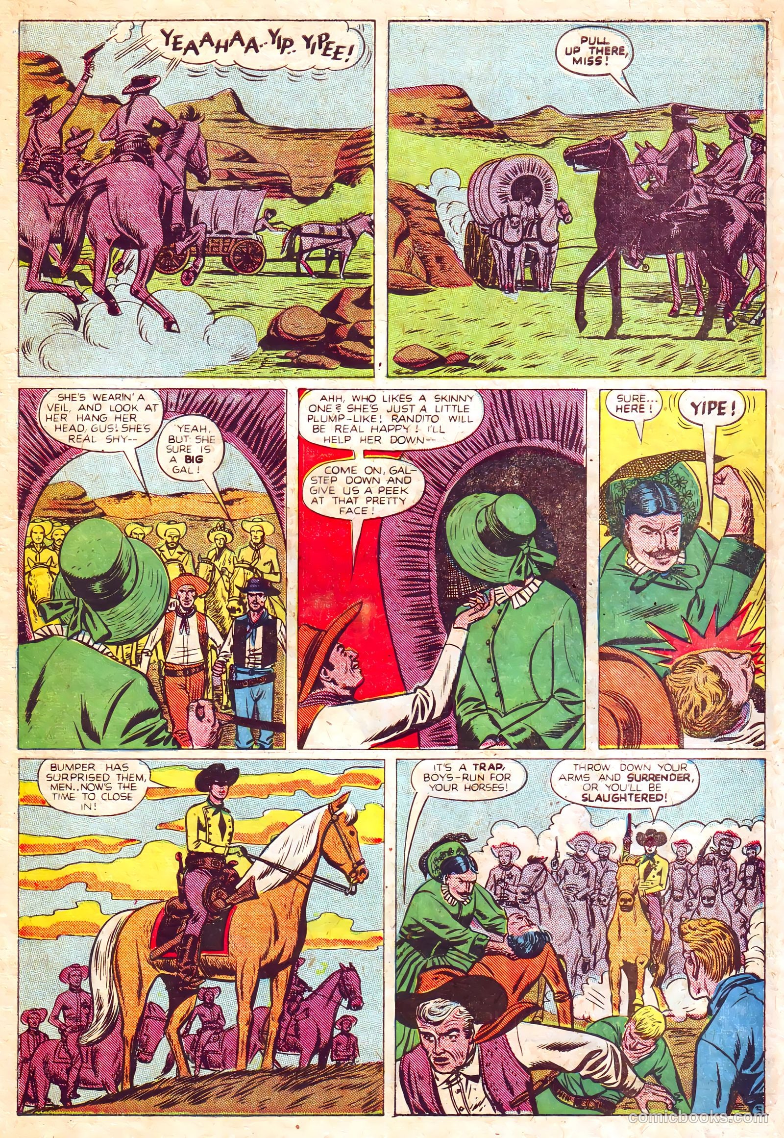 Black Diamond Western #16 (1949, Lev Gleason Publications, Inc.) — page 7 of 52