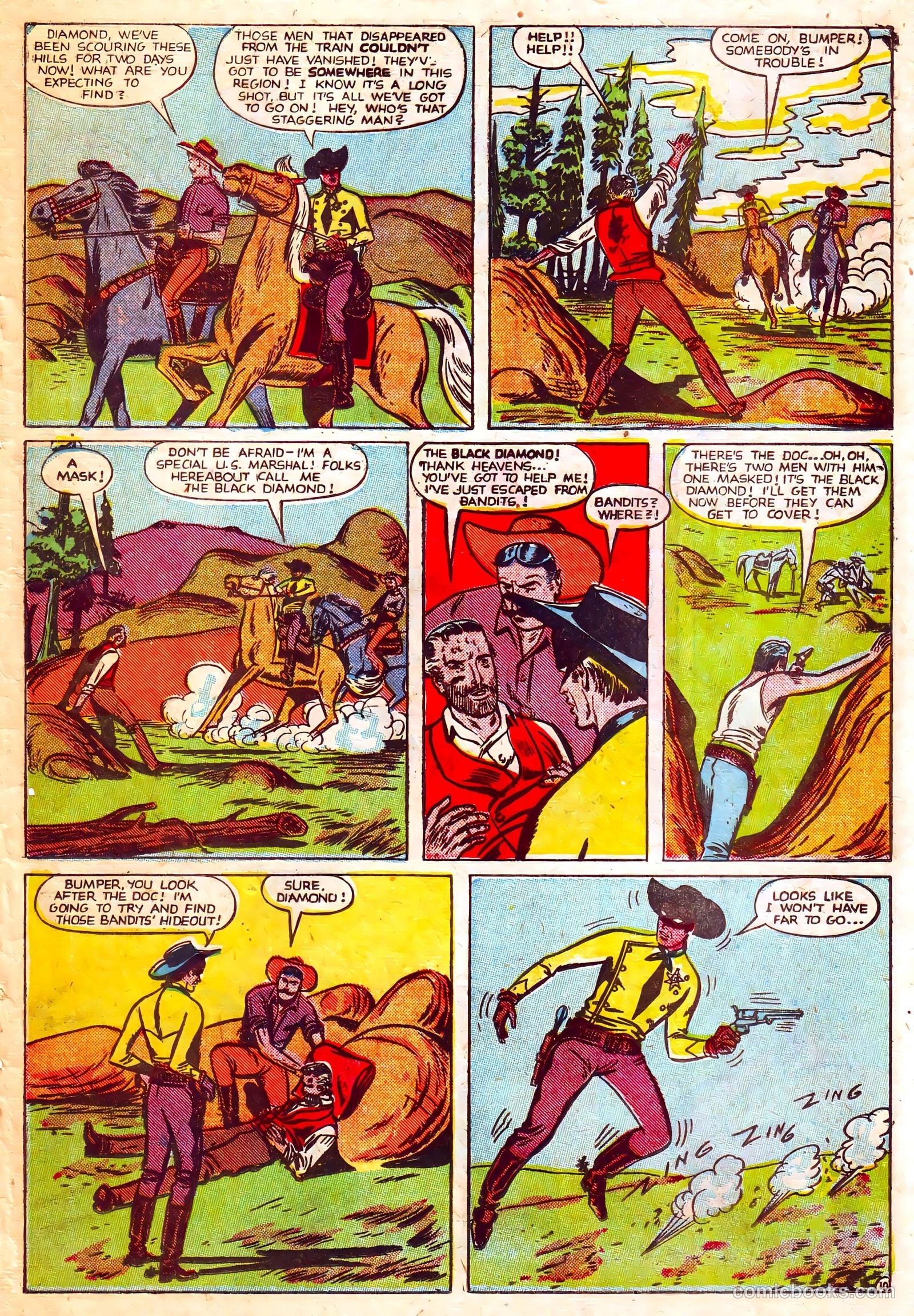 Black Diamond Western #16 (1949, Lev Gleason Publications, Inc.) — page 34 of 52