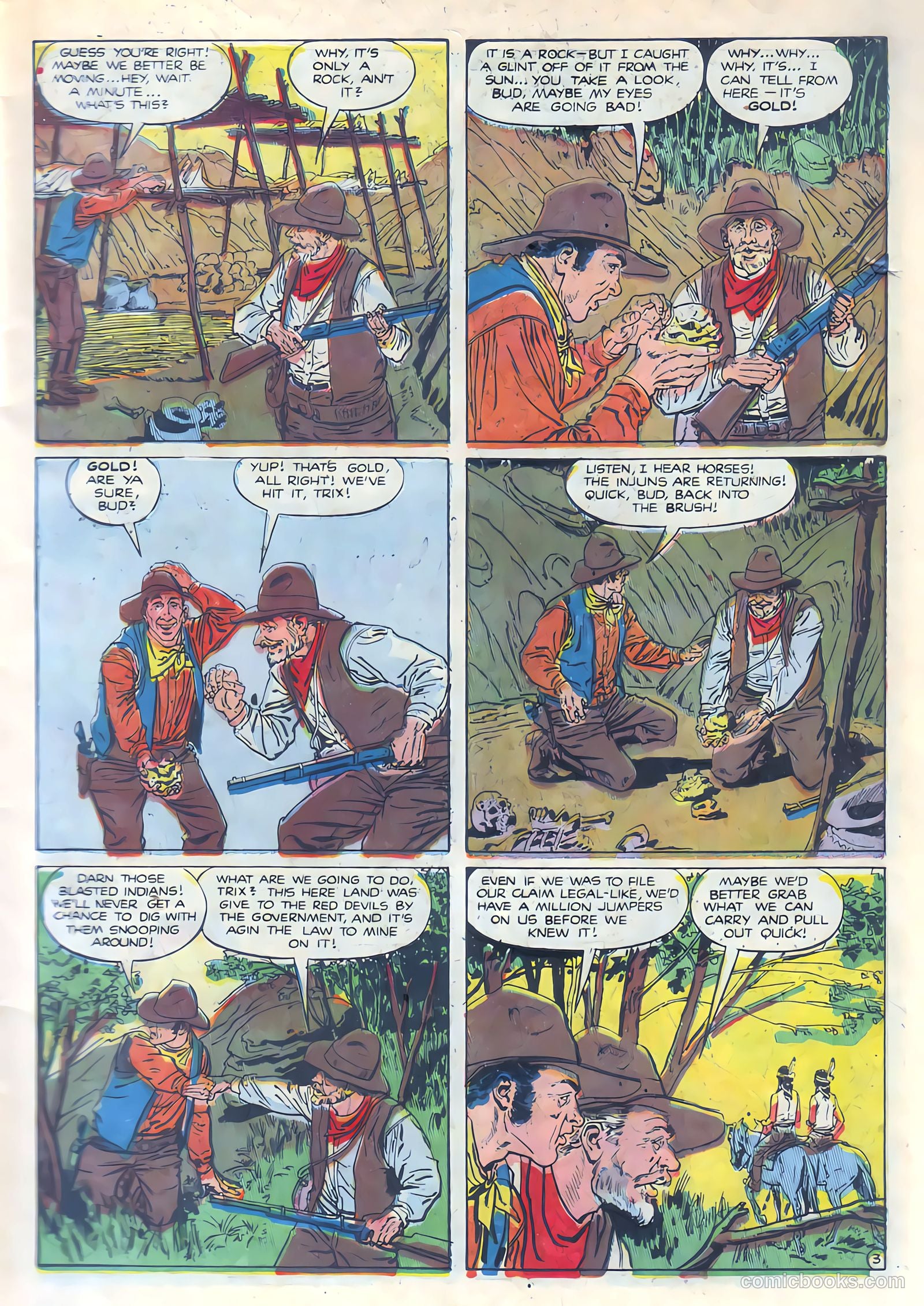 Black Diamond Western #25 (1949, Lev Gleason Publications, Inc.) — page 6 of 53