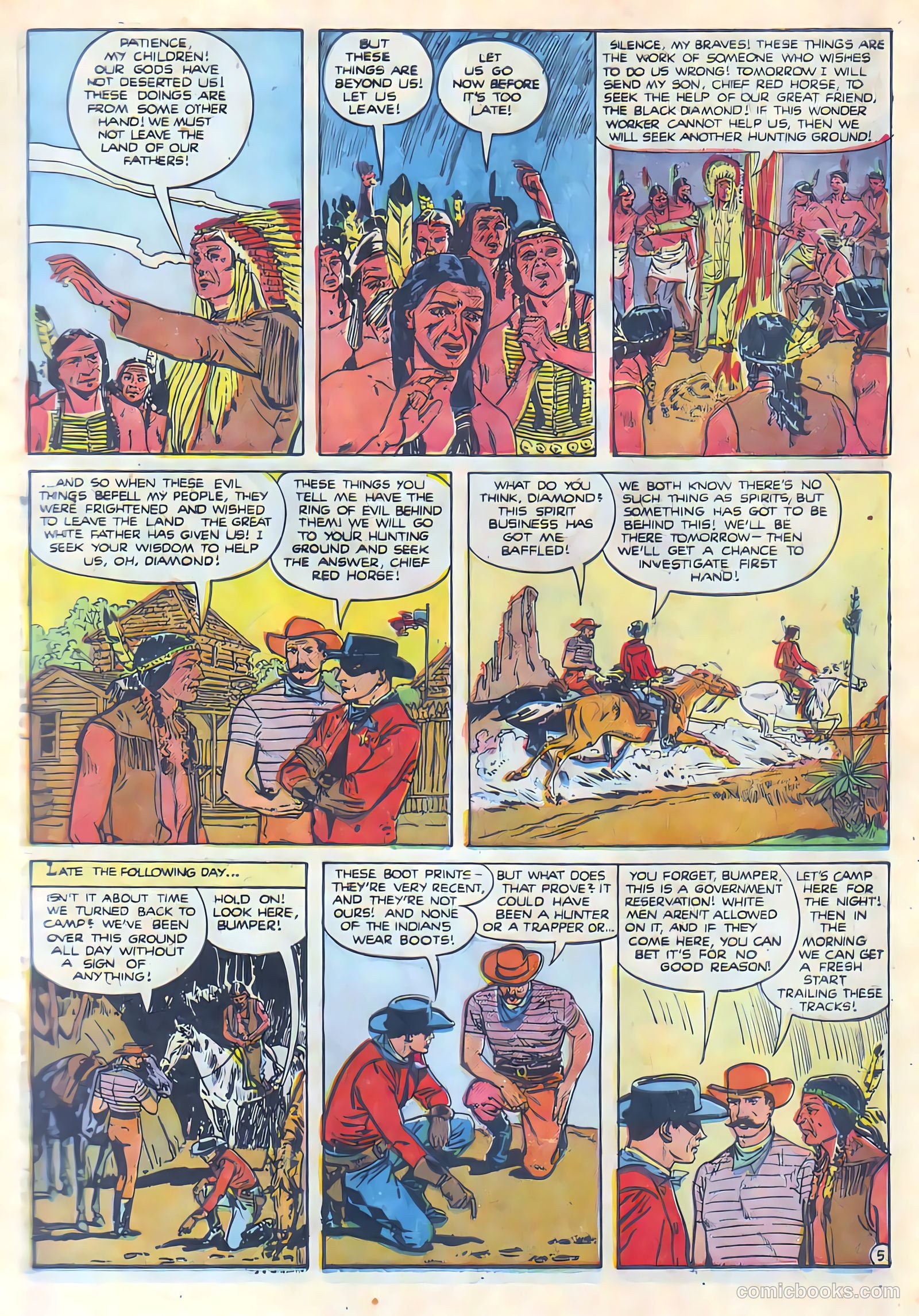 Black Diamond Western #25 (1949, Lev Gleason Publications, Inc.) — page 8 of 53