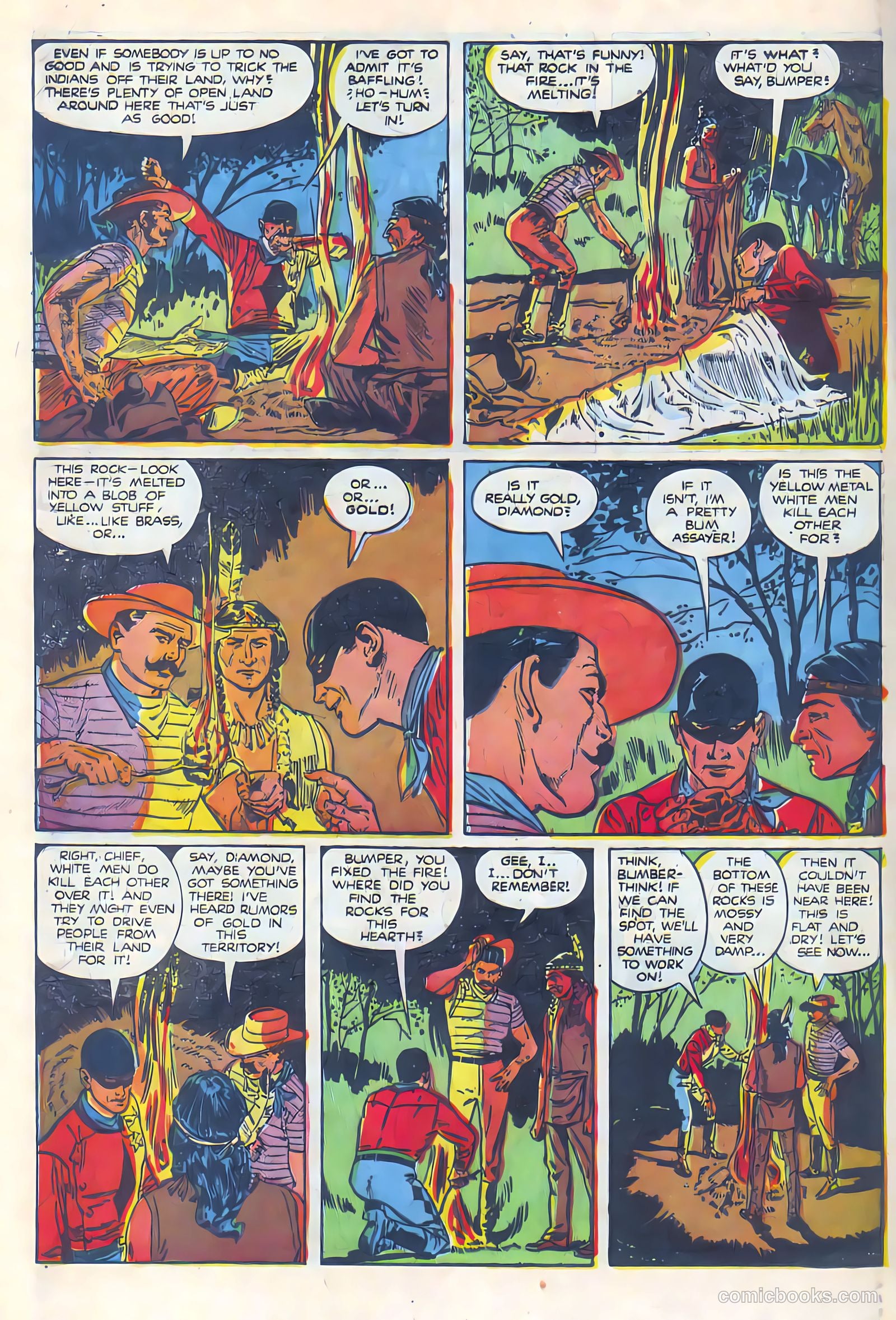 Black Diamond Western #25 (1949, Lev Gleason Publications, Inc.) — page 9 of 53
