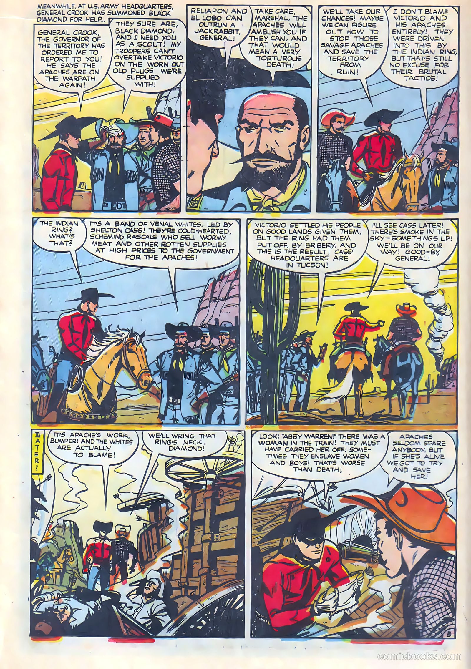 Black Diamond Western #25 (1949, Lev Gleason Publications, Inc.) — page 19 of 53