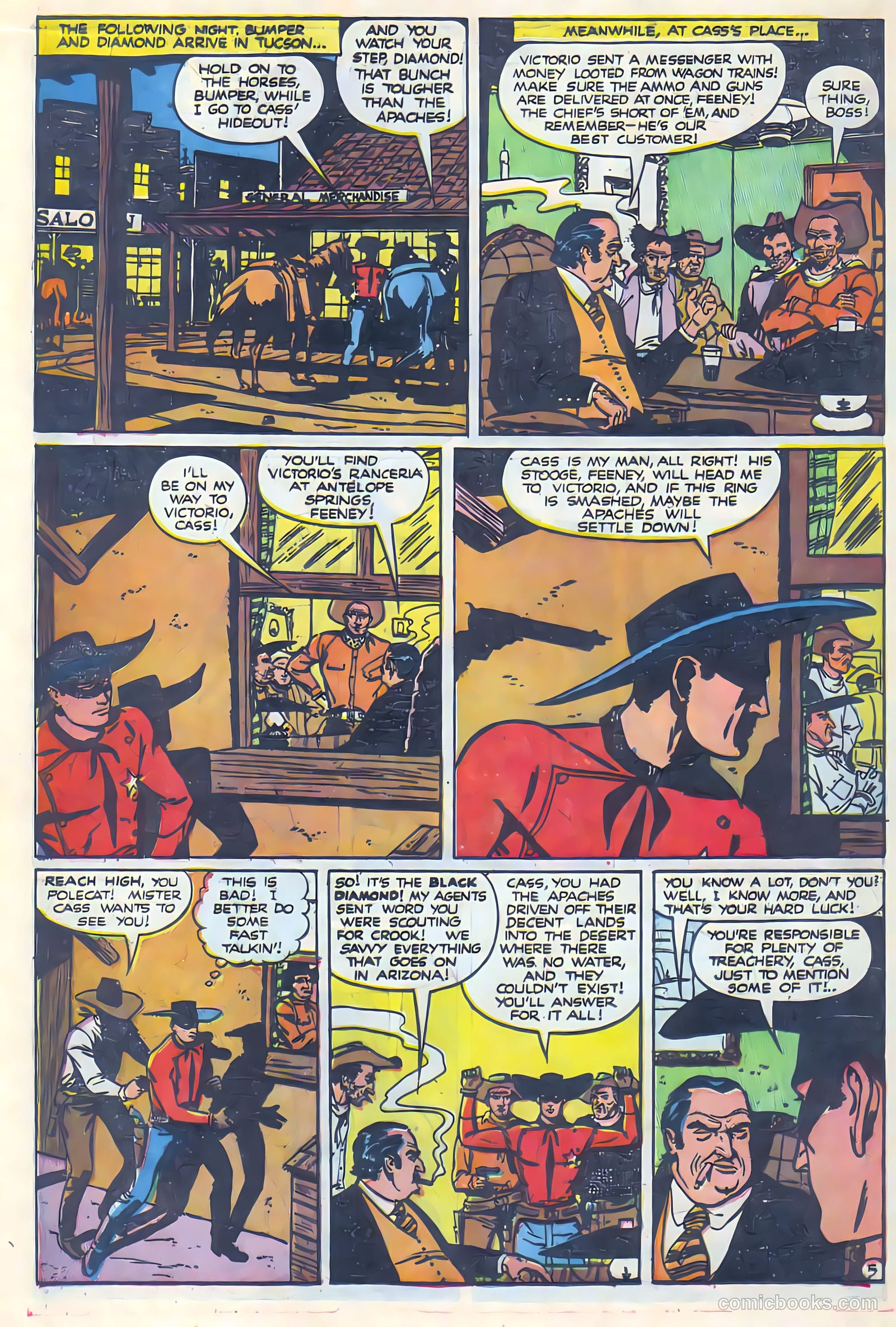 Black Diamond Western #25 (1949, Lev Gleason Publications, Inc.) — page 21 of 53