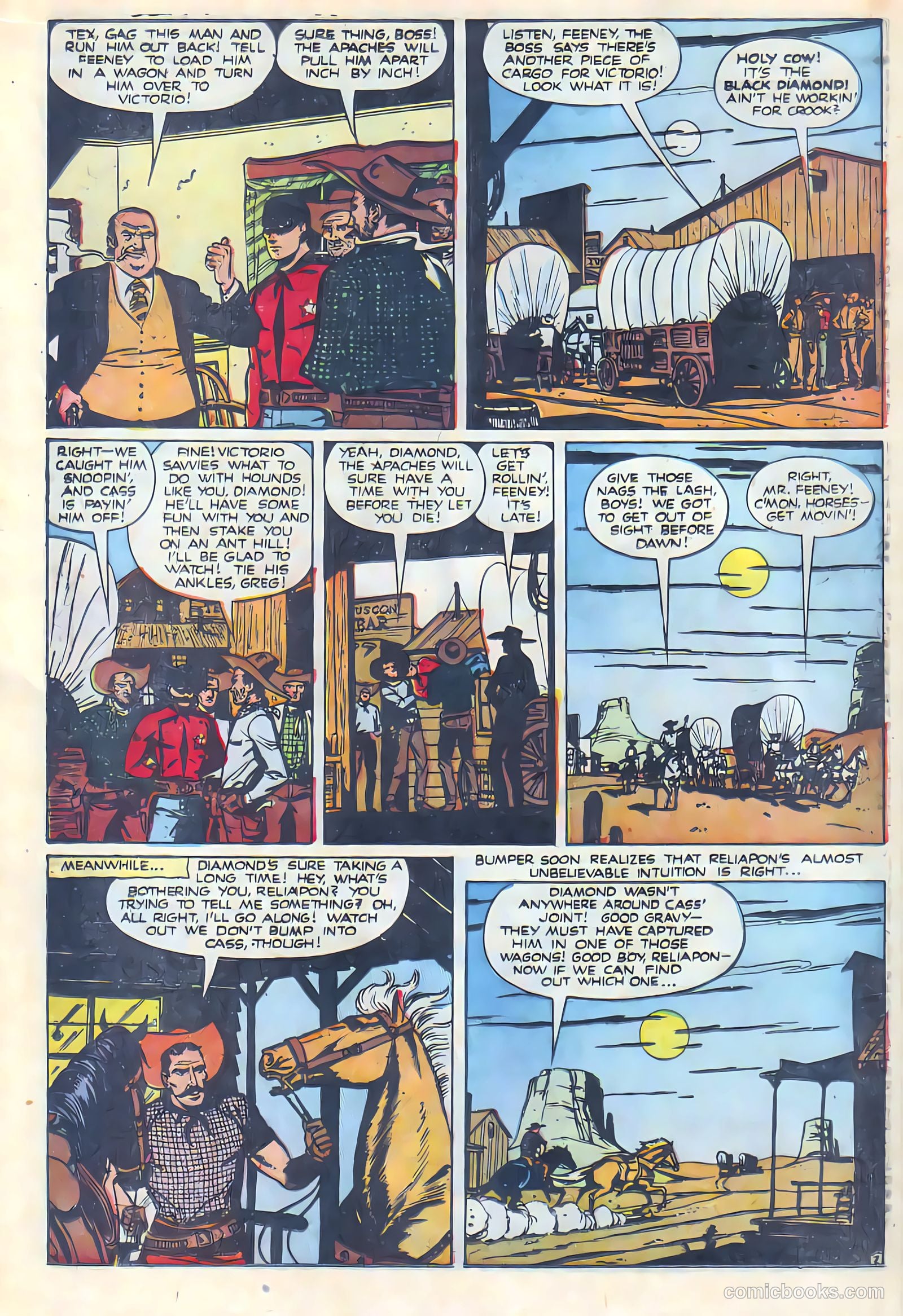 Black Diamond Western #25 (1949, Lev Gleason Publications, Inc.) — page 23 of 53