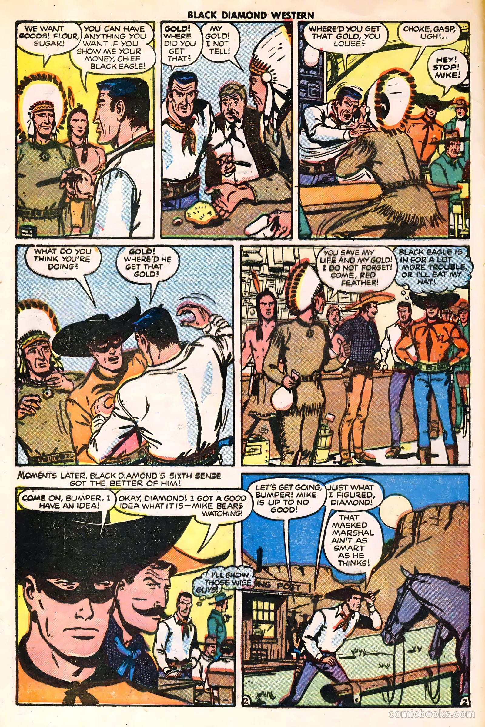 Black Diamond Western #32 (1949, Lev Gleason Publications, Inc.) — page 4 of 36