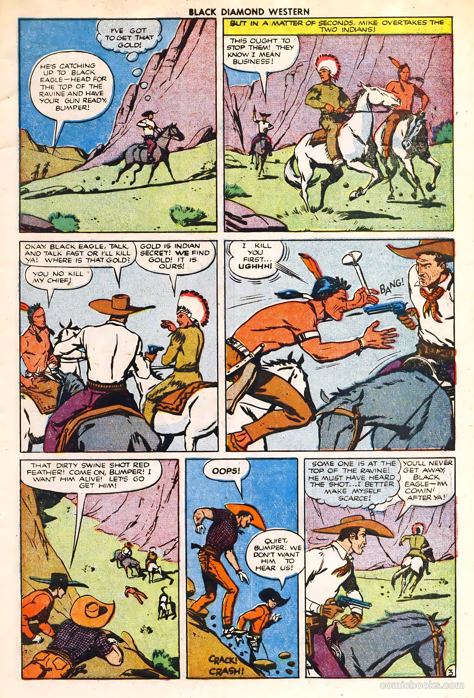 Black Diamond Western #32 (1949, Lev Gleason Publications, Inc.) — page 5 of 36