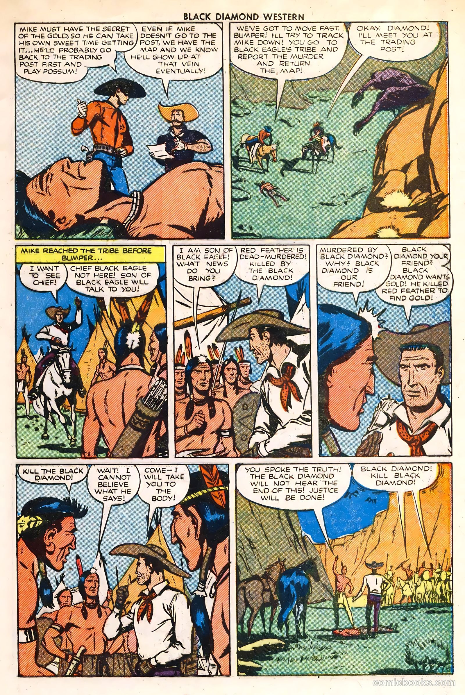 Black Diamond Western #32 (1949, Lev Gleason Publications, Inc.) — page 7 of 36