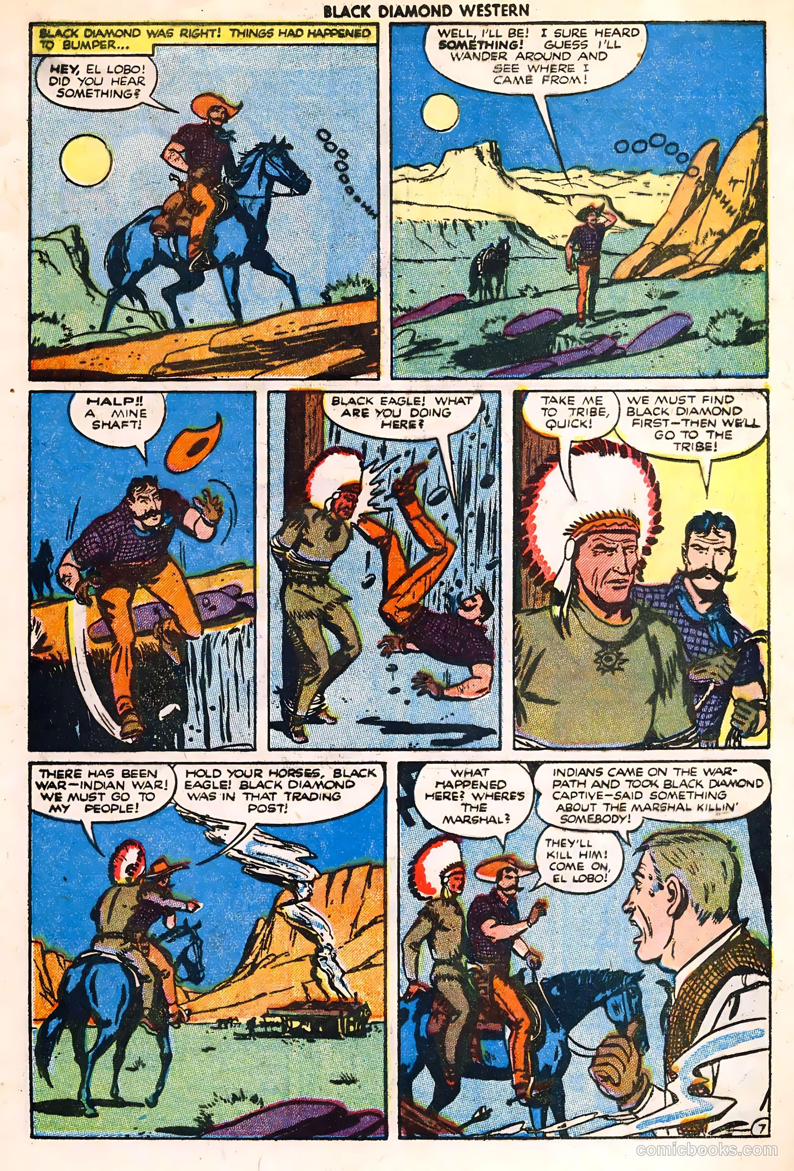 Black Diamond Western #32 (1949, Lev Gleason Publications, Inc.) — page 9 of 36