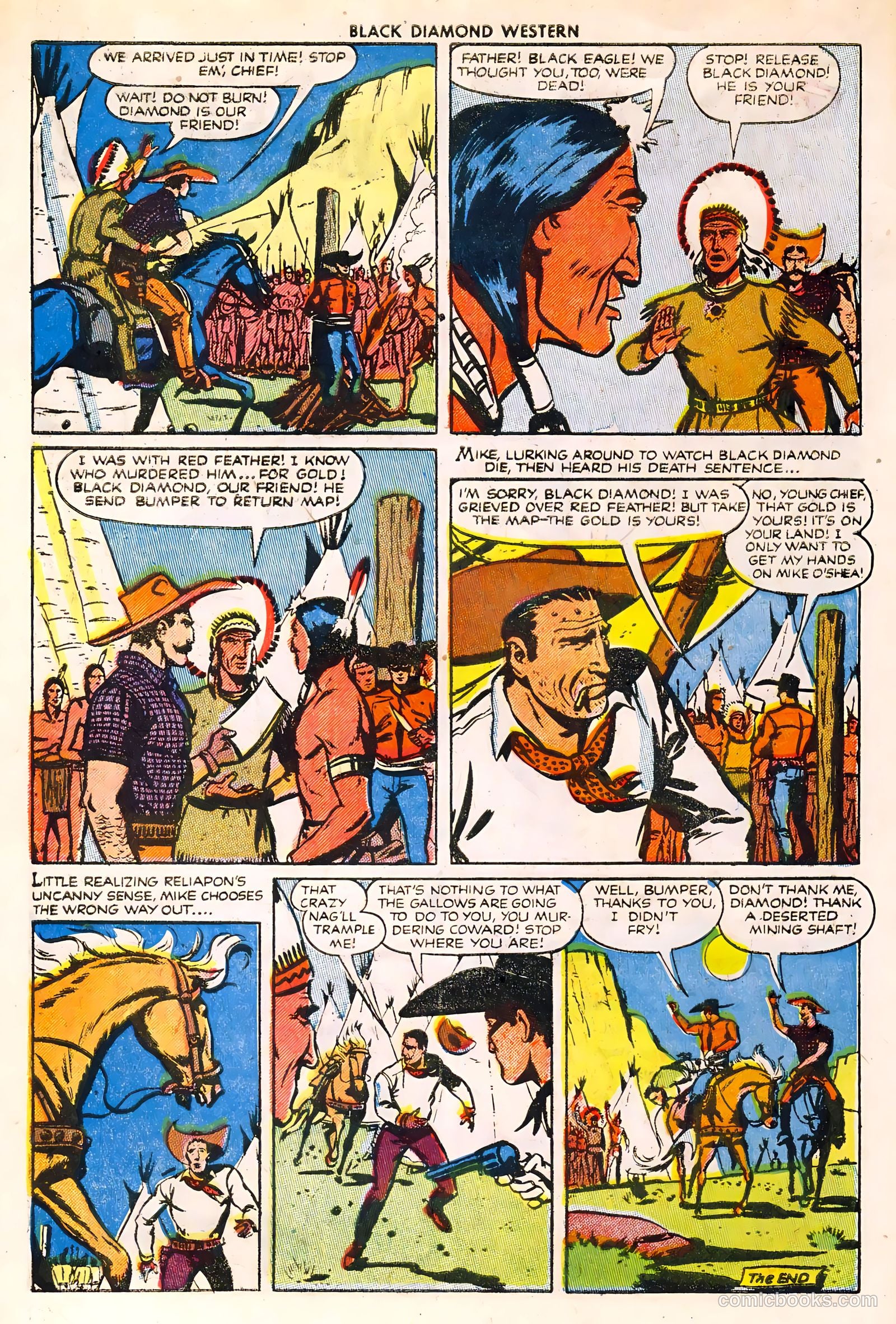 Black Diamond Western #32 (1949, Lev Gleason Publications, Inc.) — page 10 of 36