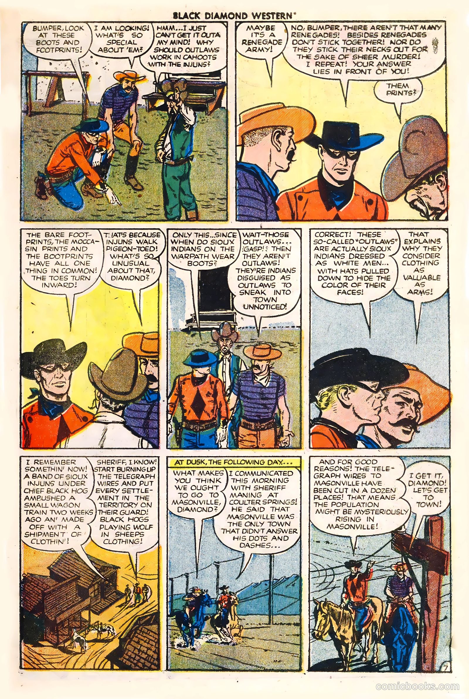 Black Diamond Western #32 (1949, Lev Gleason Publications, Inc.) — page 19 of 36