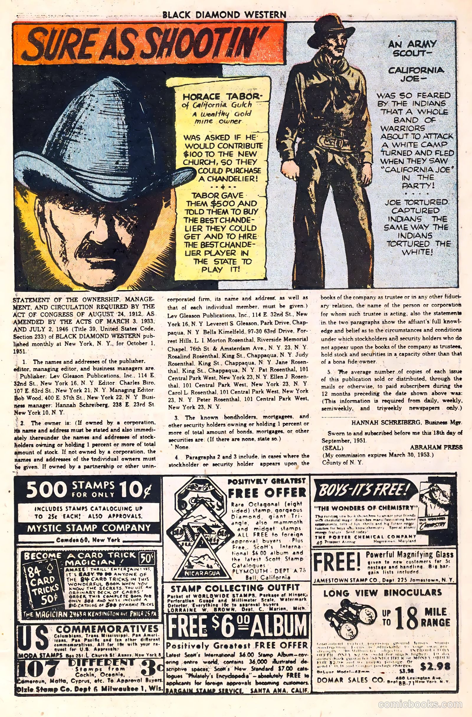Black Diamond Western #32 (1949, Lev Gleason Publications, Inc.) — page 24 of 36