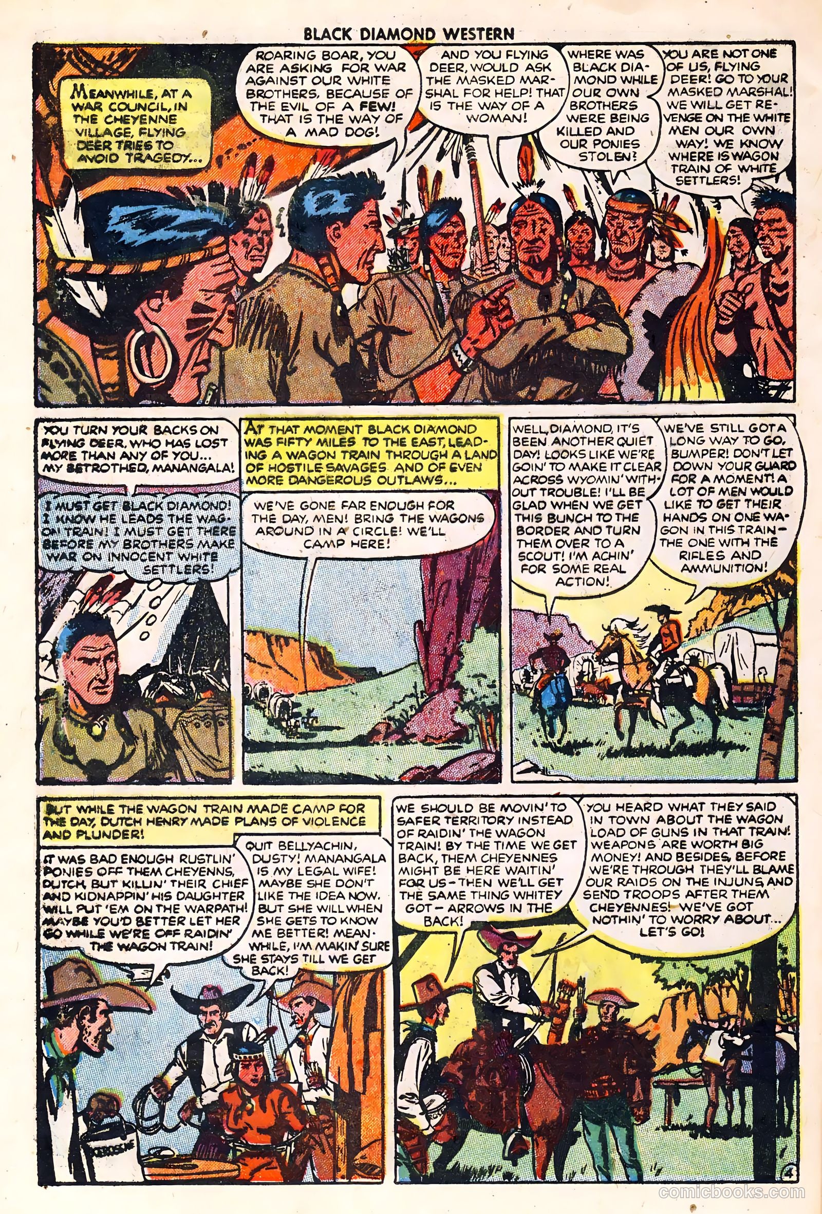 Black Diamond Western #32 (1949, Lev Gleason Publications, Inc.) — page 28 of 36