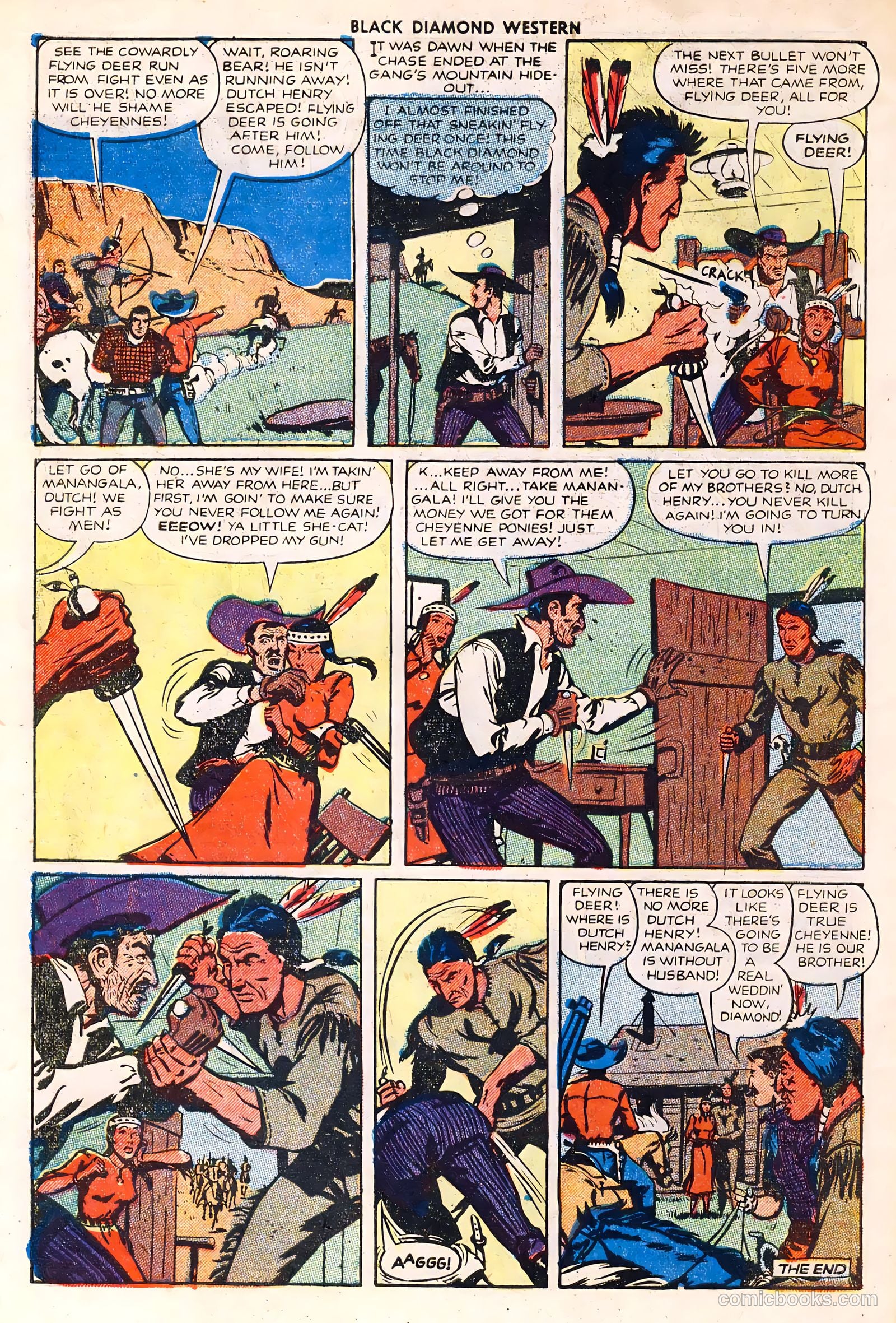 Black Diamond Western #32 (1949, Lev Gleason Publications, Inc.) — page 32 of 36