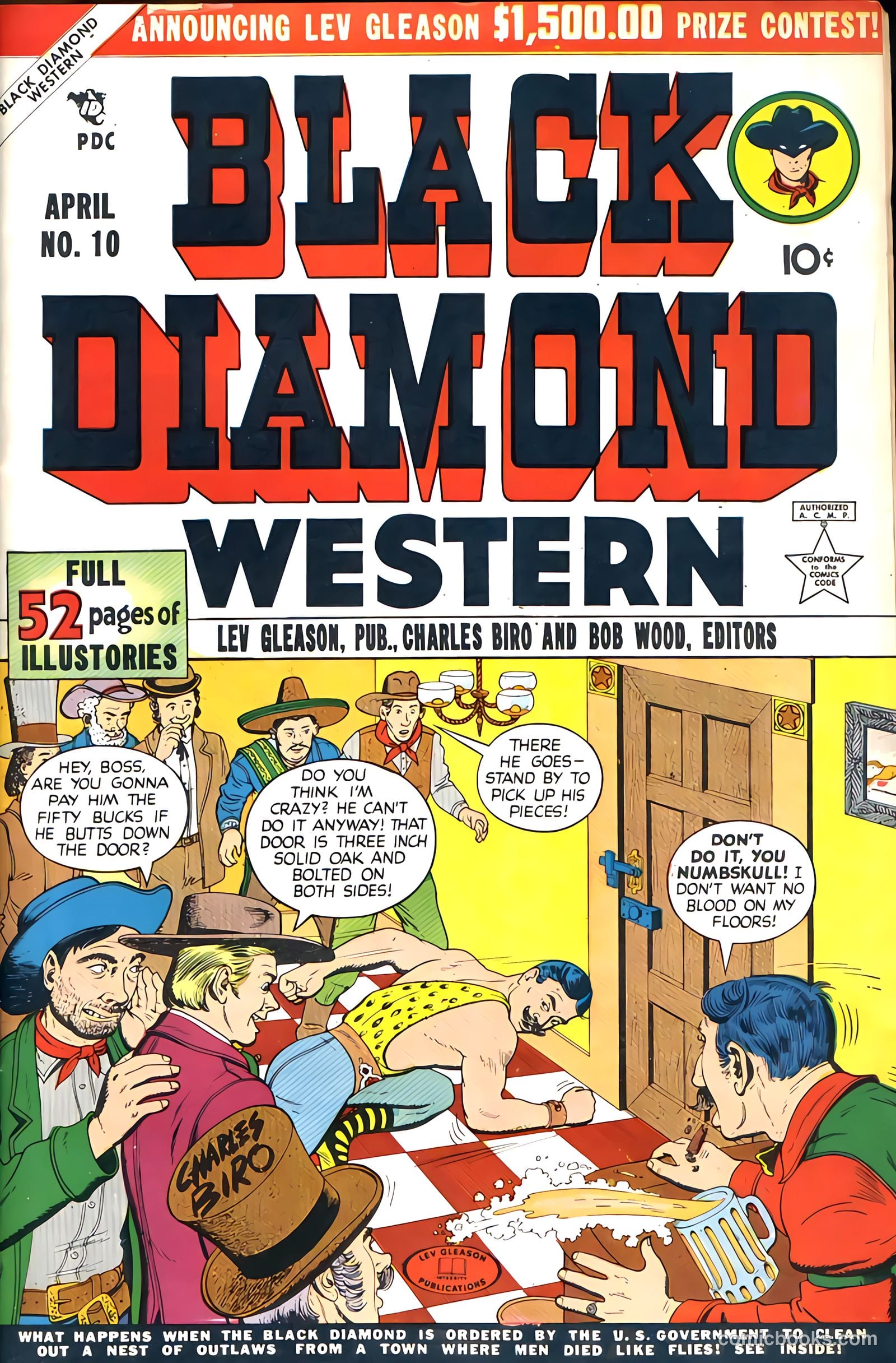 Black Diamond Western #10 (1949, Lev Gleason Publications, Inc.) — page 2 of 52