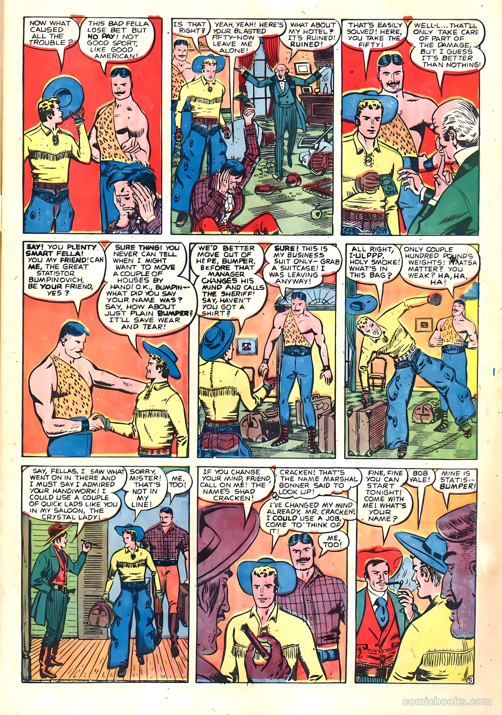 Black Diamond Western #10 (1949, Lev Gleason Publications, Inc.) — page 8 of 52