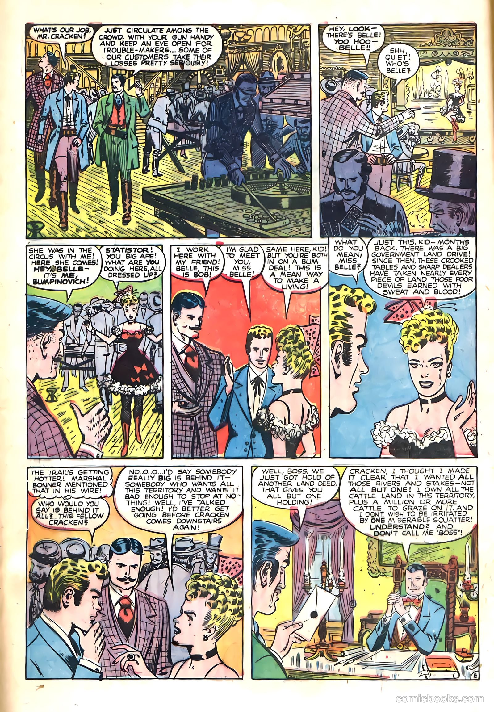 Black Diamond Western #10 (1949, Lev Gleason Publications, Inc.) — page 9 of 52