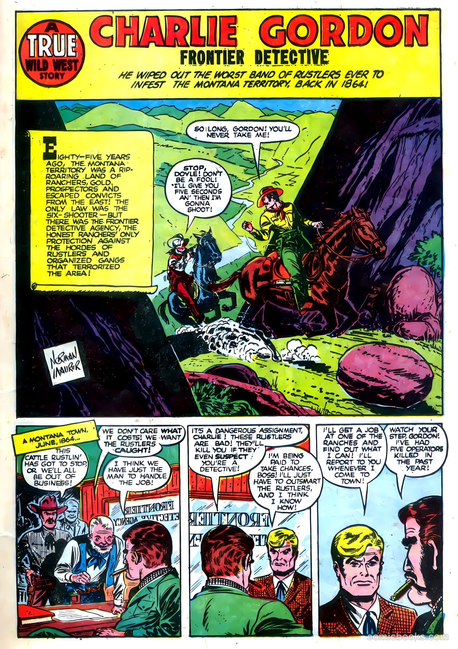 Black Diamond Western #10 (1949, Lev Gleason Publications, Inc.) — page 18 of 52