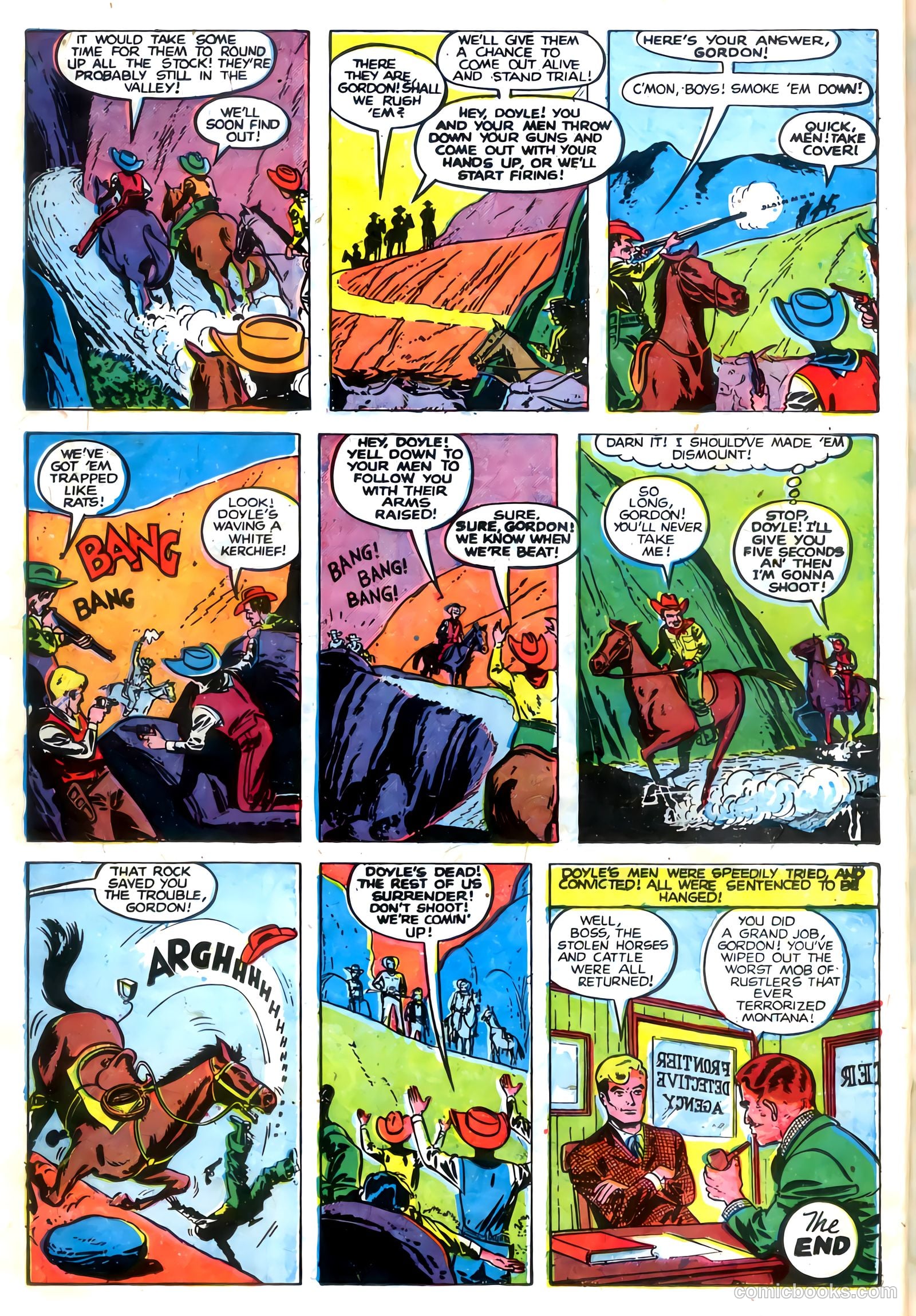 Black Diamond Western #10 (1949, Lev Gleason Publications, Inc.) — page 25 of 52