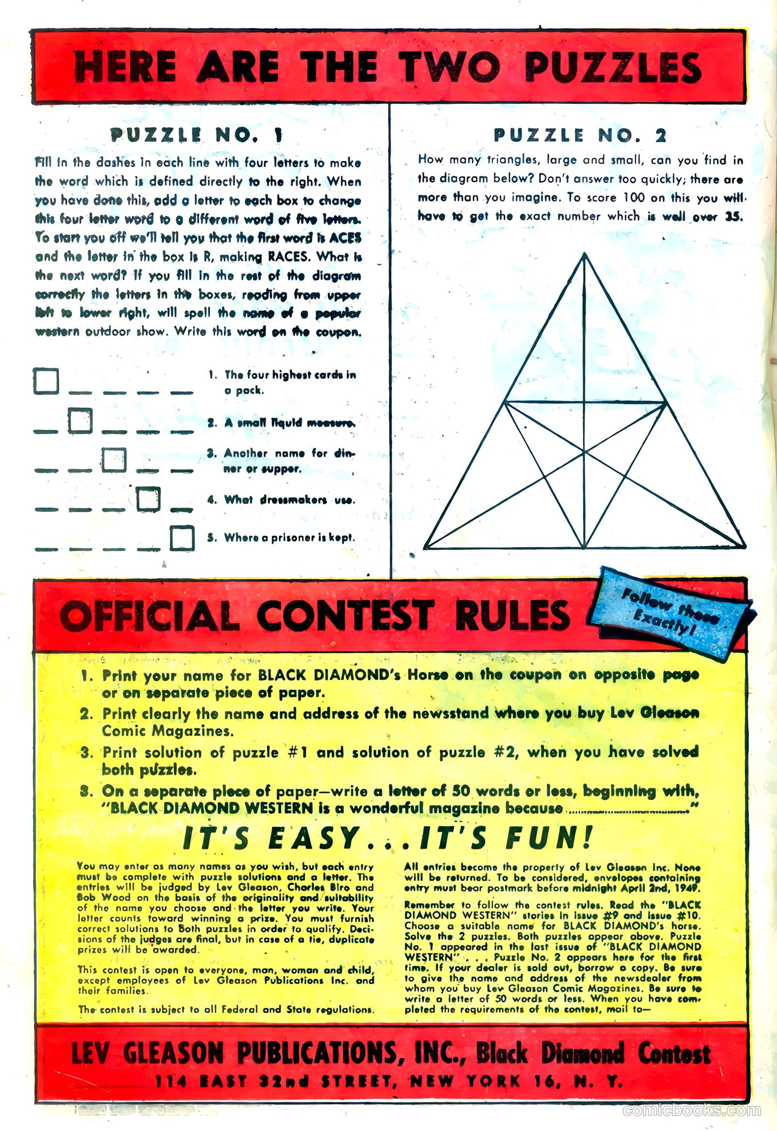 Black Diamond Western #10 (1949, Lev Gleason Publications, Inc.) — page 28 of 52