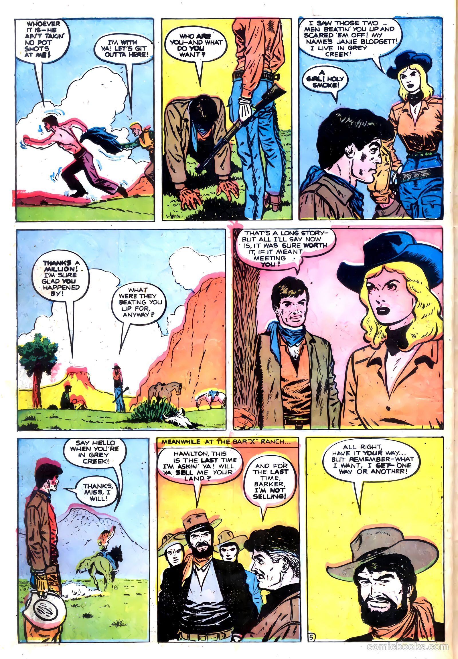 Black Diamond Western #10 (1949, Lev Gleason Publications, Inc.) — page 34 of 52