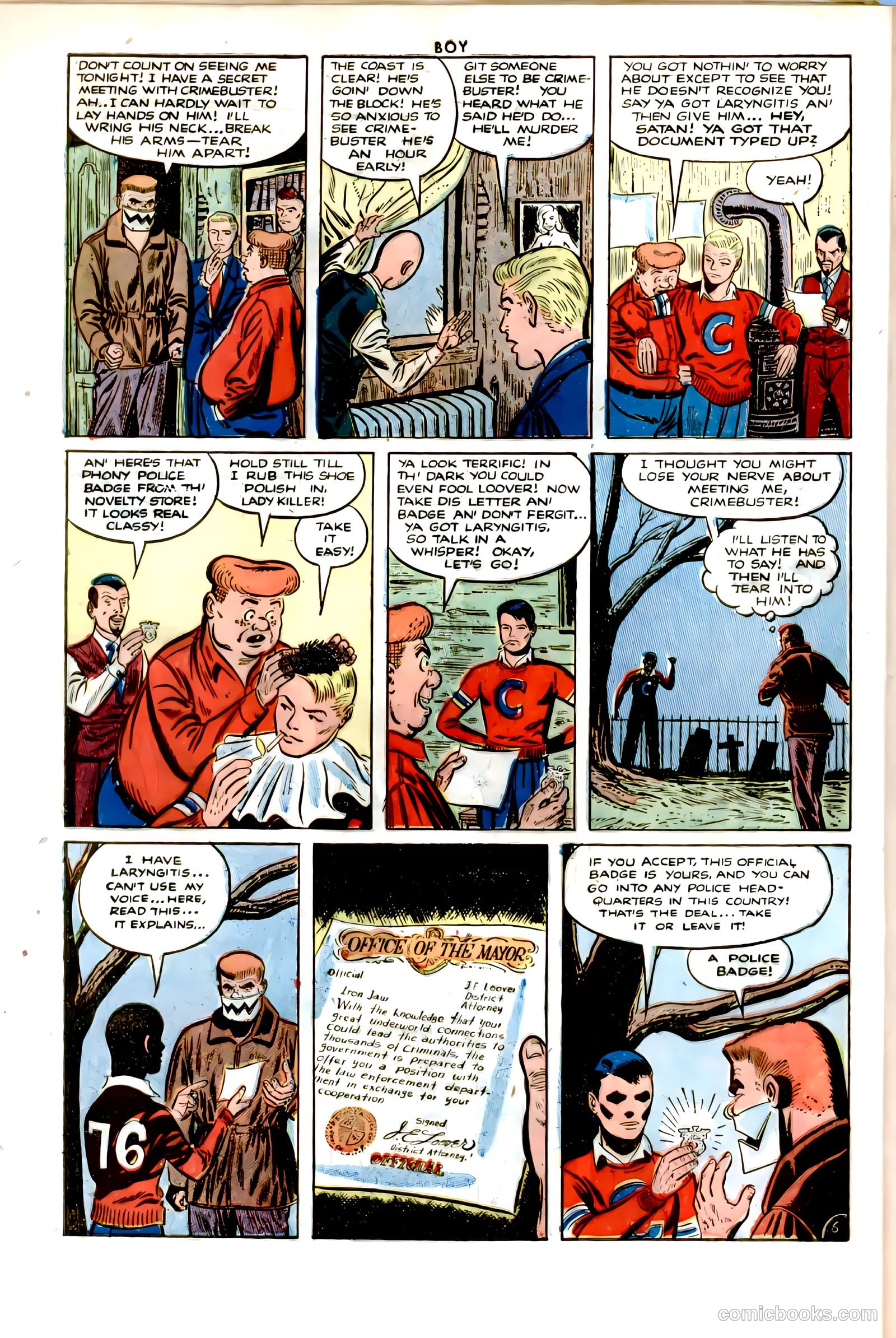 Boy Comics #81 (1950, L. Miller & Son) — page 30 of 36