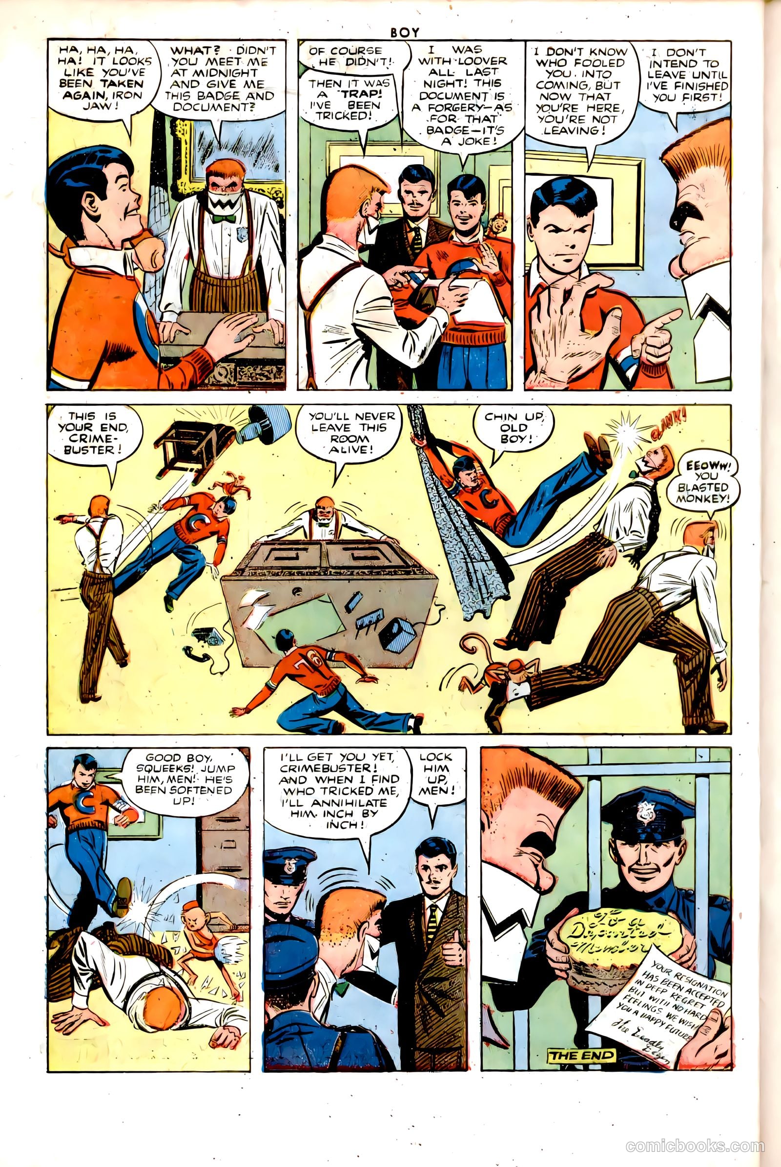 Boy Comics #81 (1950, L. Miller & Son) — page 32 of 36
