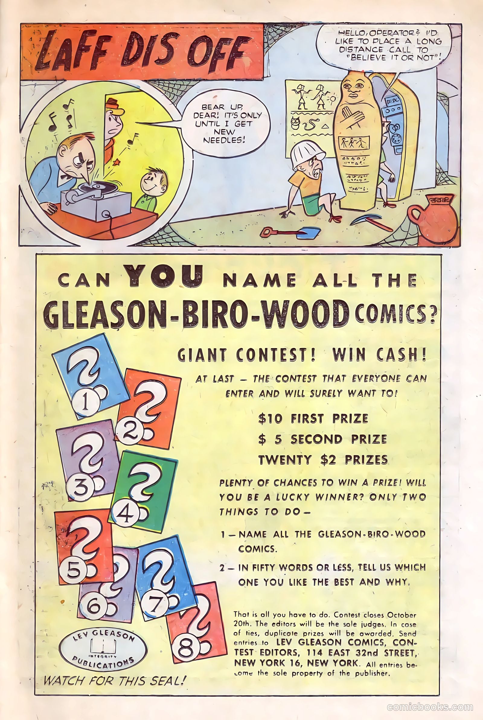 Boy Comics #82 (1950, L. Miller & Son) — page 21 of 36