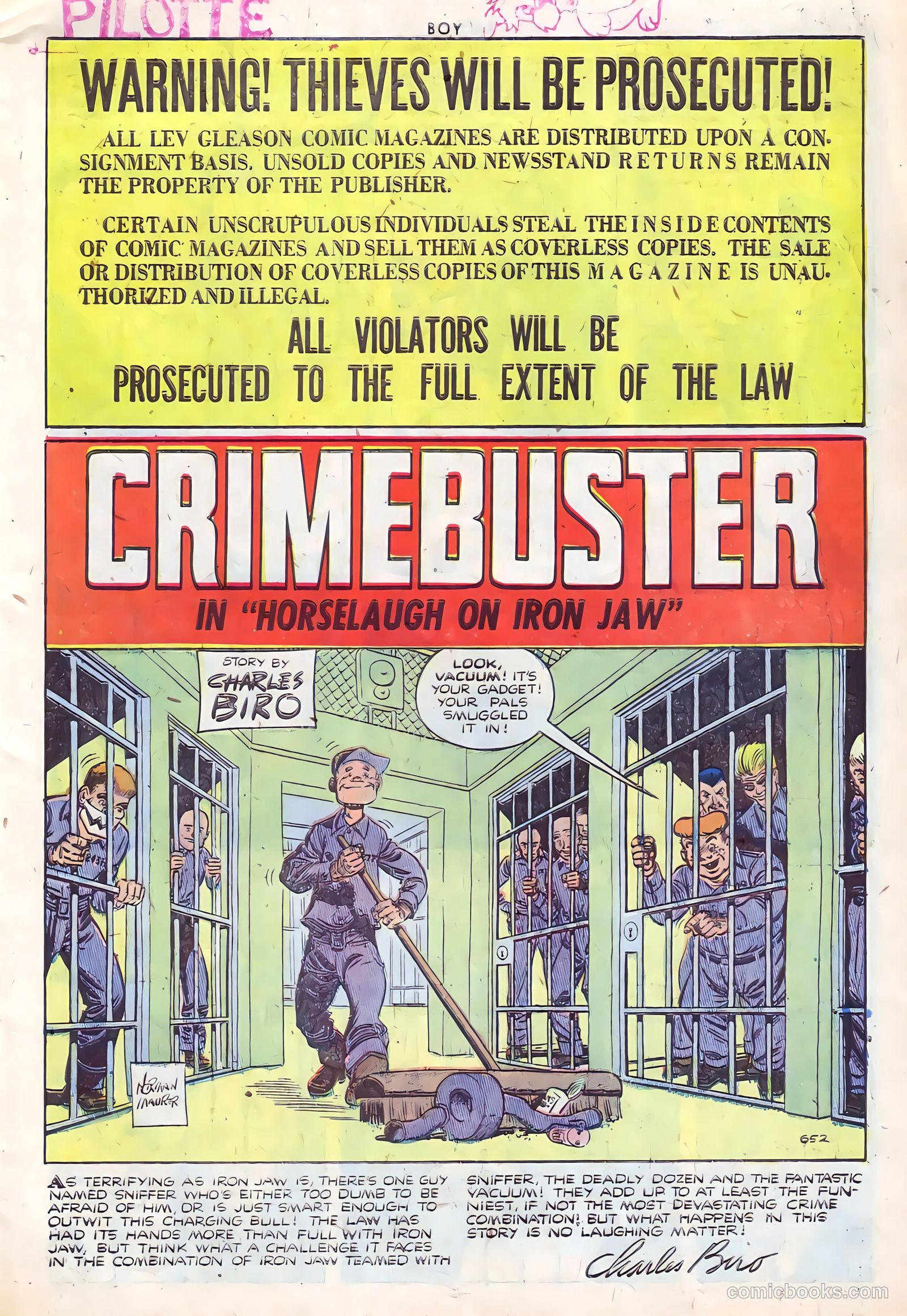 Boy Comics #83 (1950, L. Miller & Son) — page 3 of 36