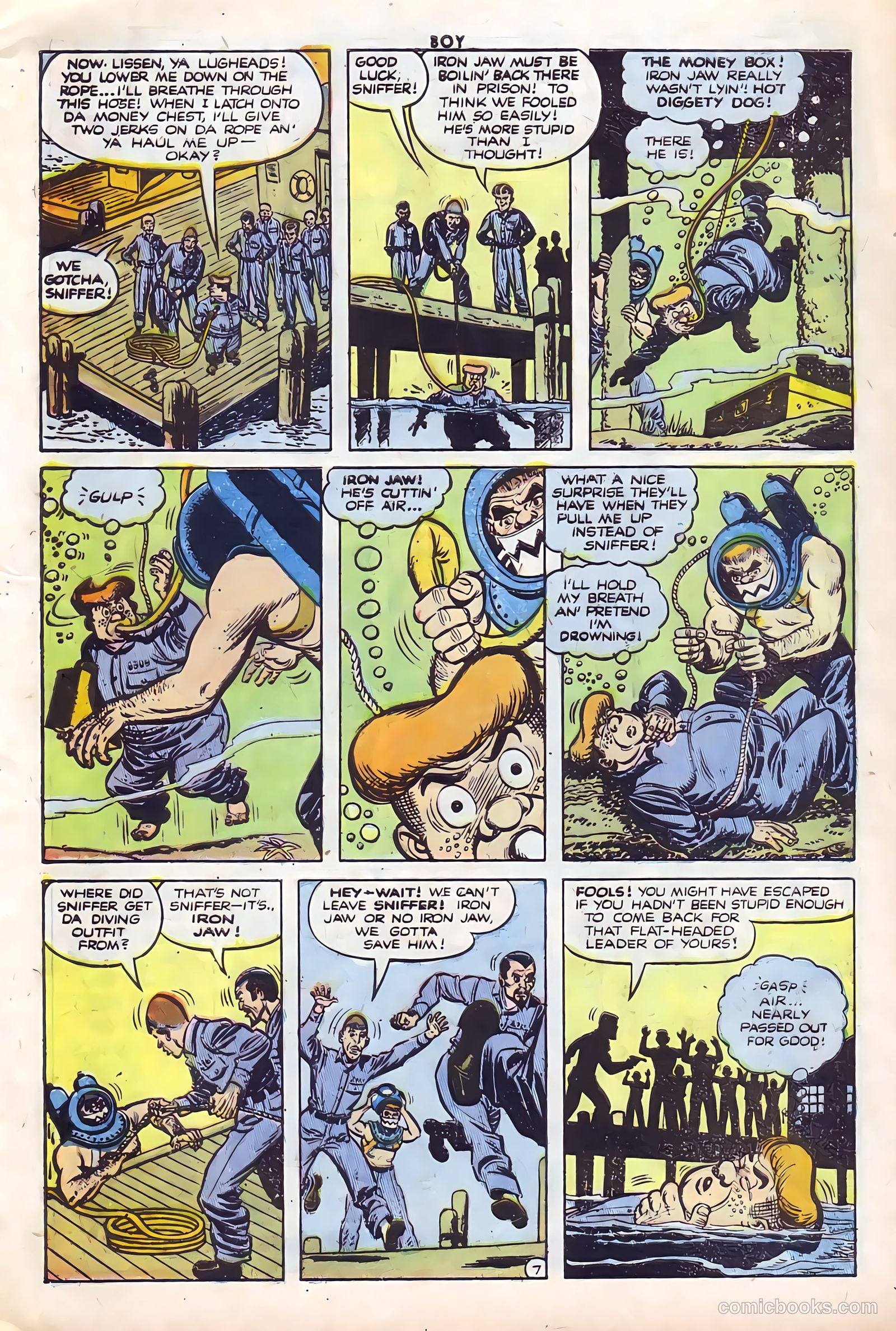 Boy Comics #83 (1950, L. Miller & Son) — page 9 of 36