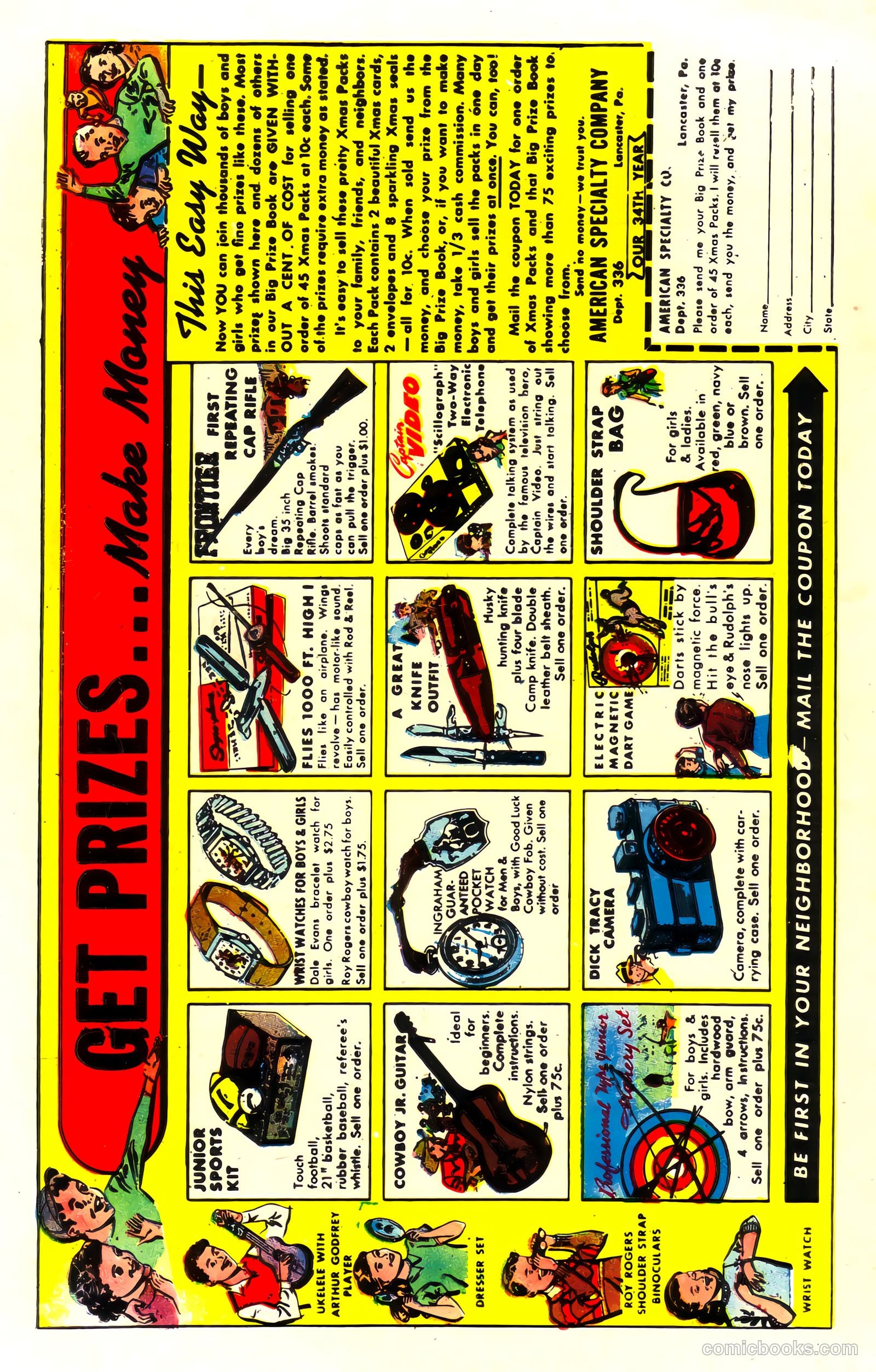 Boy Comics #83 (1950, L. Miller & Son) — page 36 of 36