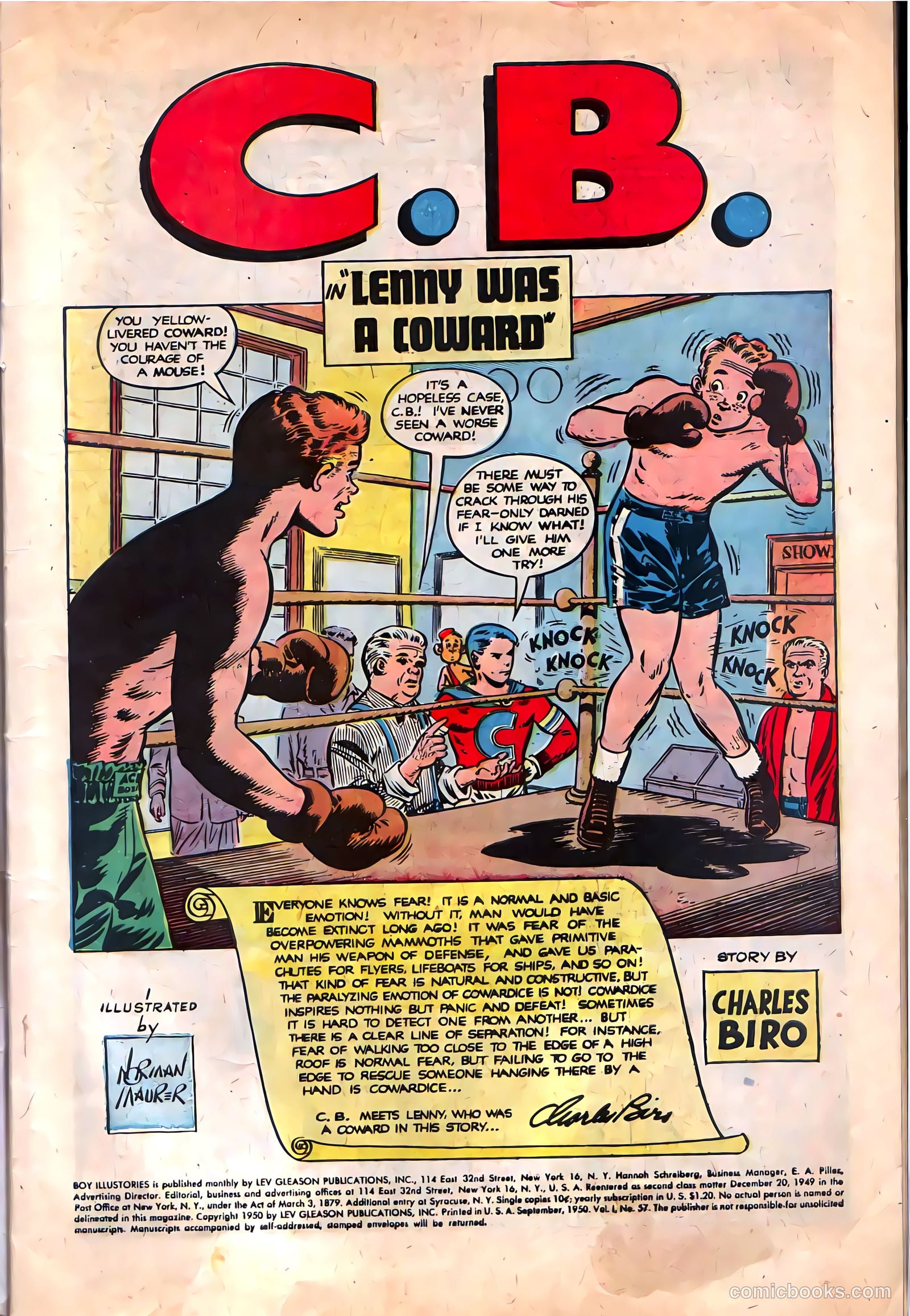 Boy Comics #57 (1950, L. Miller & Son) — page 3 of 48