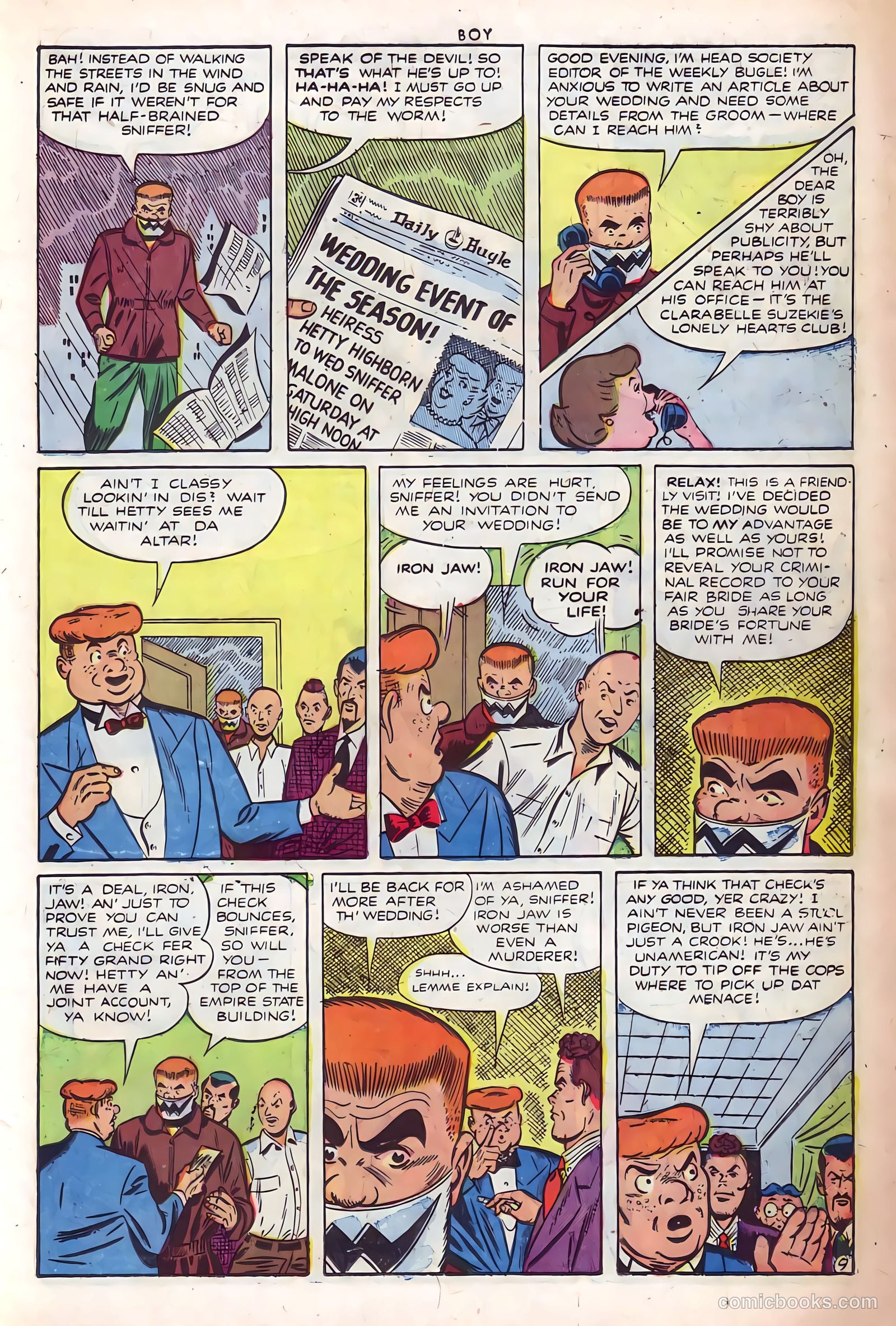 Boy Comics #85 (1950, L. Miller & Son) — page 11 of 36