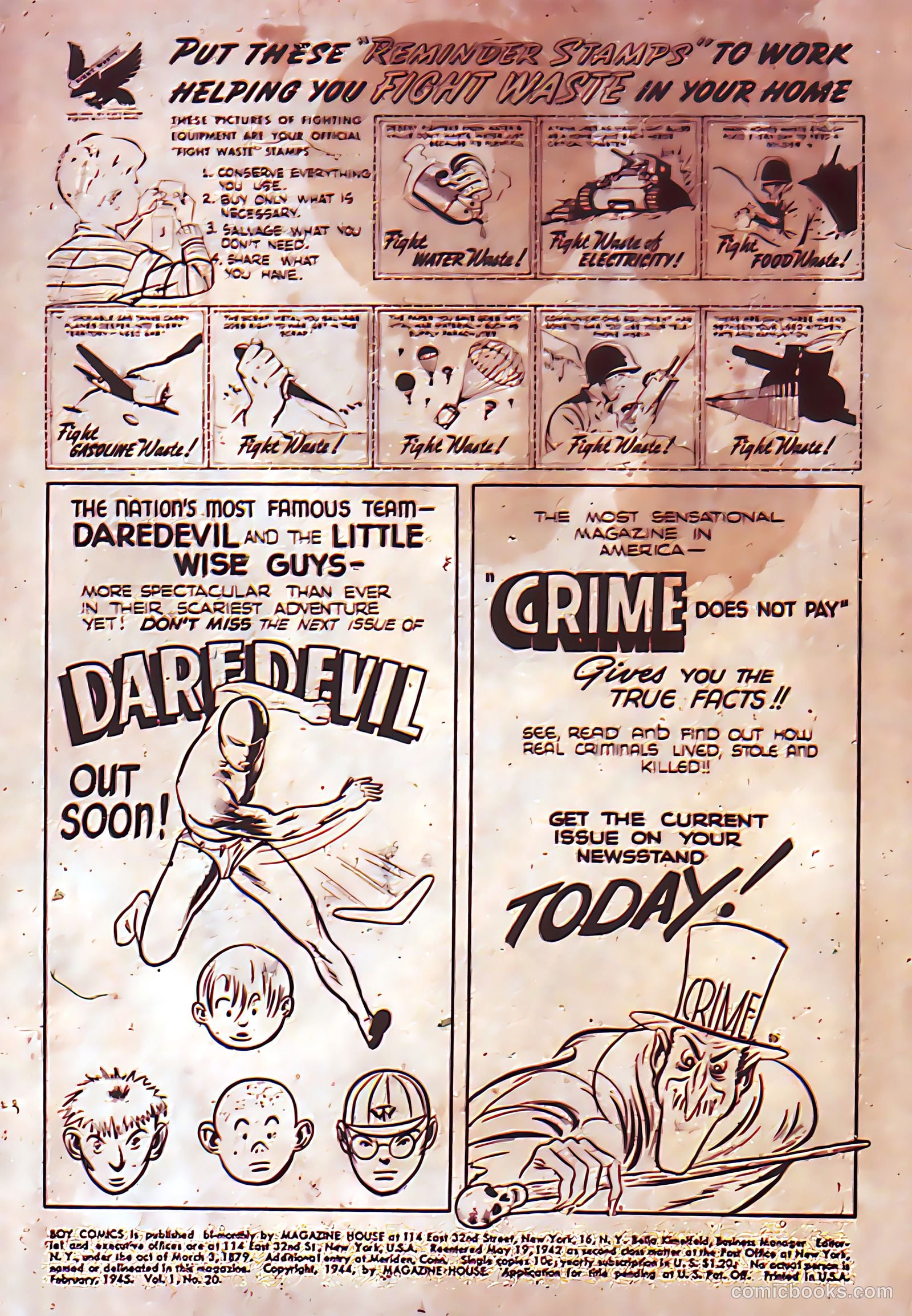 Boy Comics #20 (1950, L. Miller & Son) — page 2 of 52