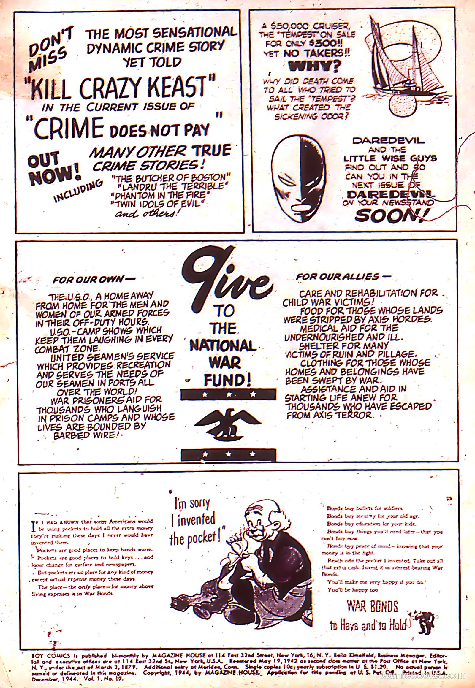Boy Comics #19 (1950, L. Miller & Son) — page 2 of 52