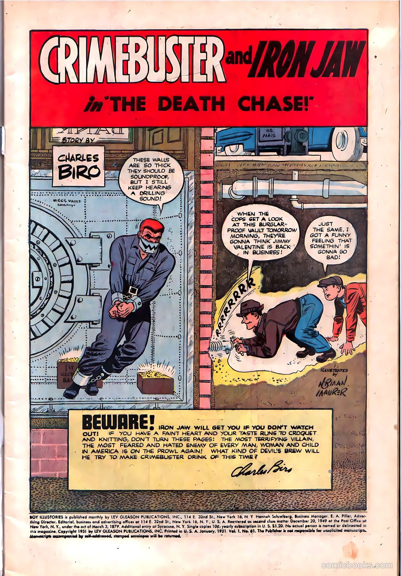 Boy Comics #61 (1950, L. Miller & Son) — page 3 of 52