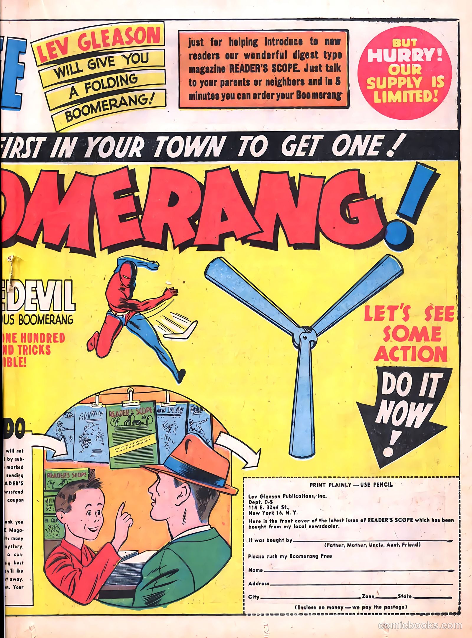 Daredevil Comics #41 (1948, Lev Gleason Publications, Inc.) — page 35 of 68