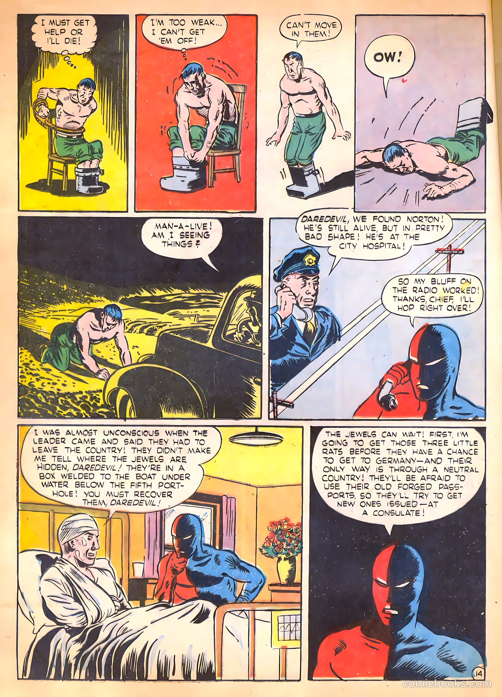 Daredevil Comics #27 (1948, Lev Gleason Publications, Inc.) — page 16 of 41
