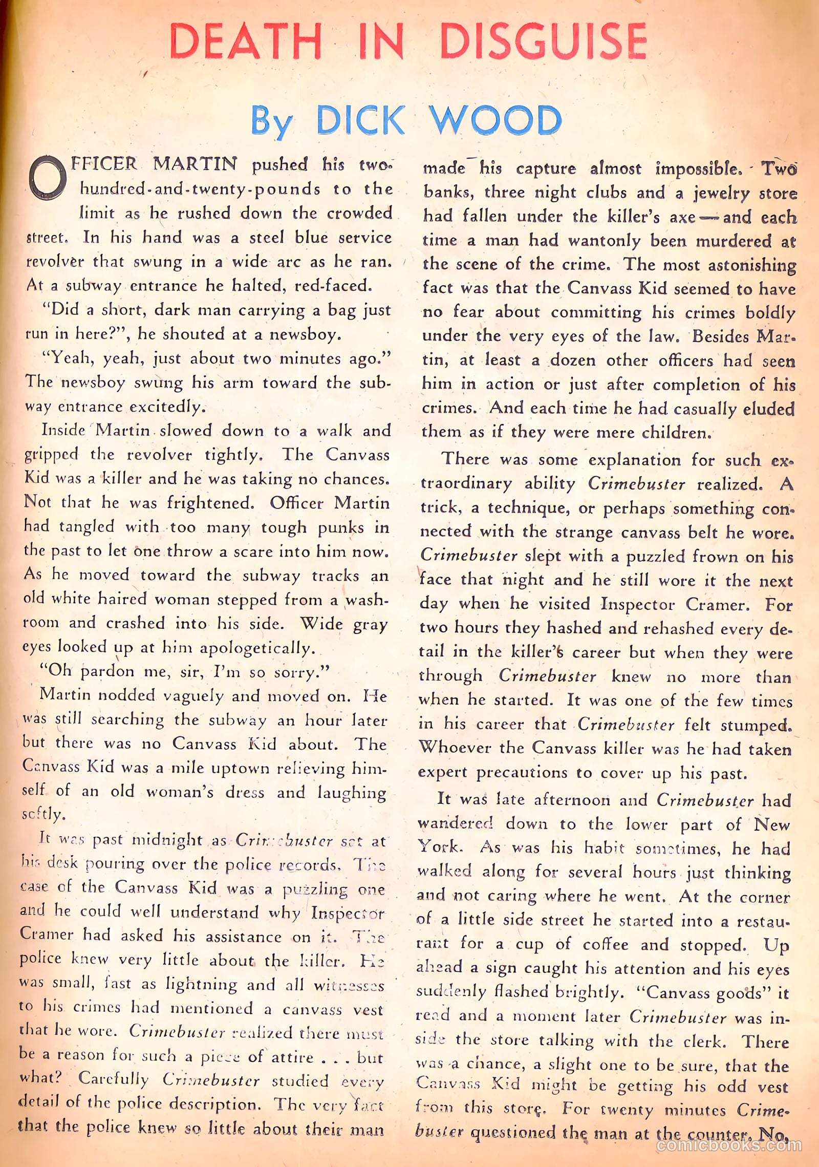 Daredevil Comics #27 (1948, Lev Gleason Publications, Inc.) — page 33 of 41