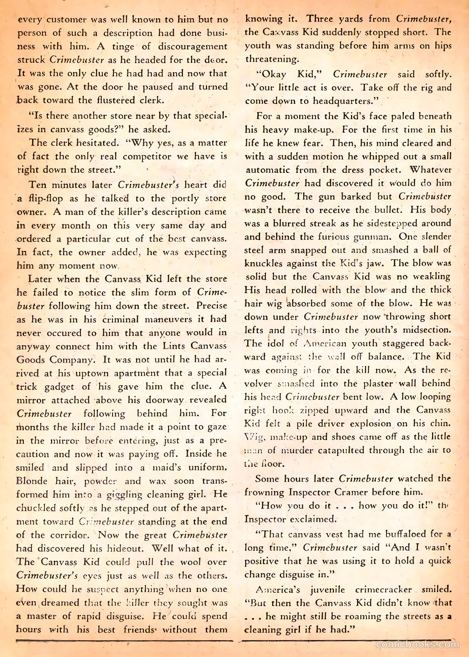 Daredevil Comics #27 (1948, Lev Gleason Publications, Inc.) — page 34 of 41