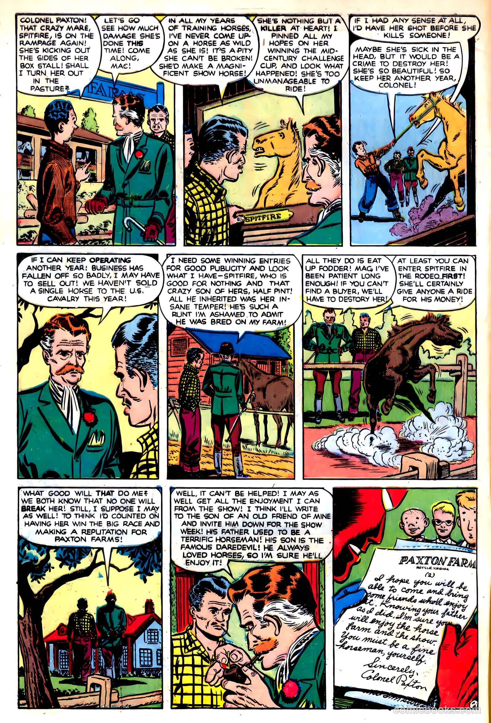 Daredevil Comics #67 (1948, Lev Gleason Publications, Inc.) — page 4 of 52