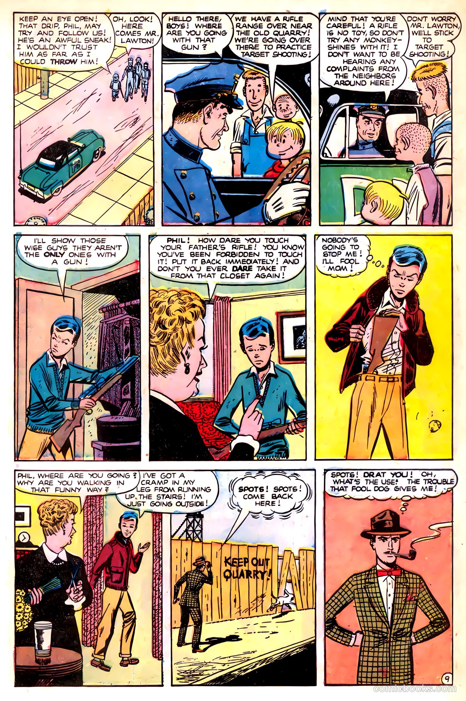 Daredevil Comics #67 (1948, Lev Gleason Publications, Inc.) — page 43 of 52