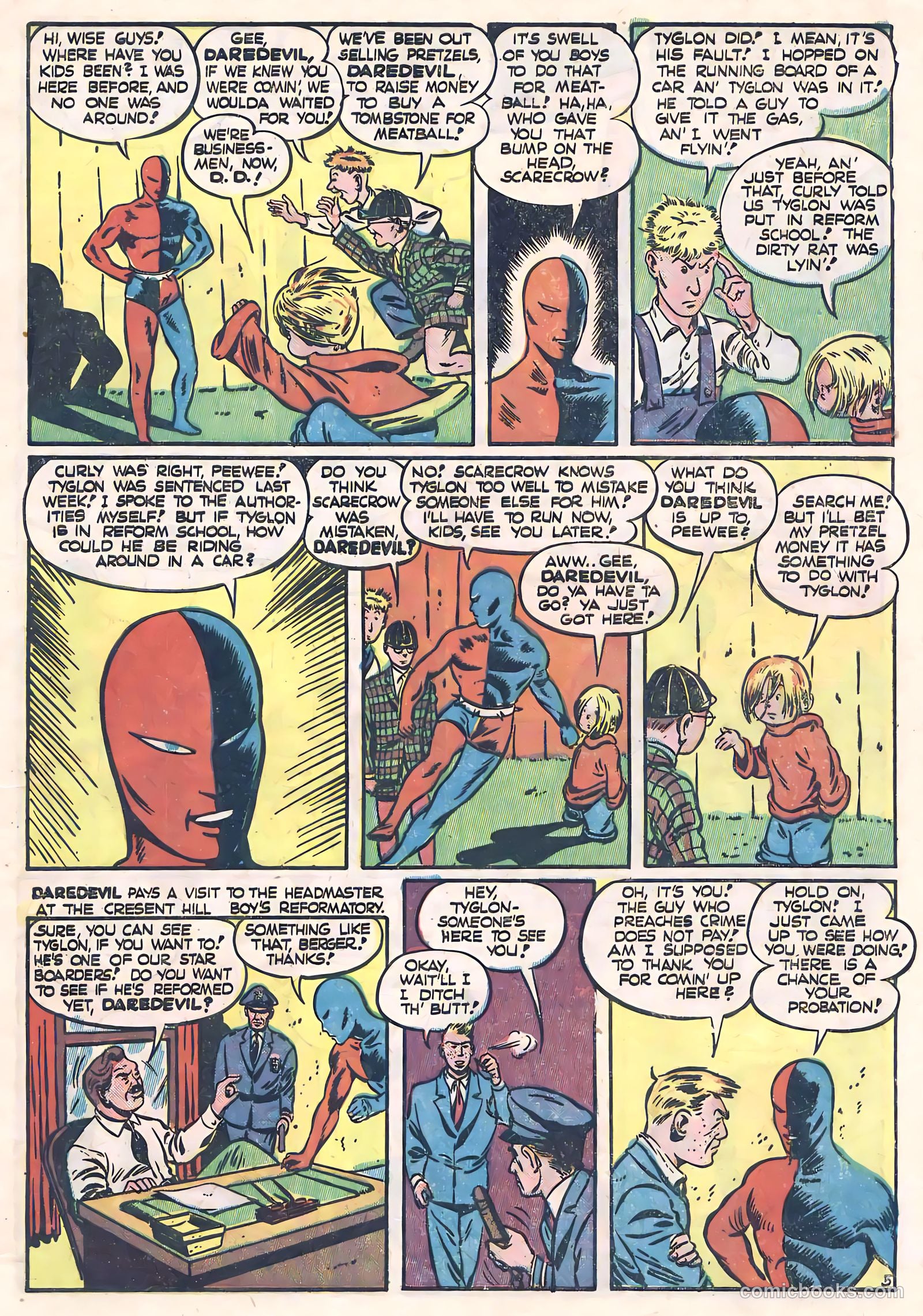 Daredevil Comics #16 (1948, Lev Gleason Publications, Inc.) — page 7 of 64