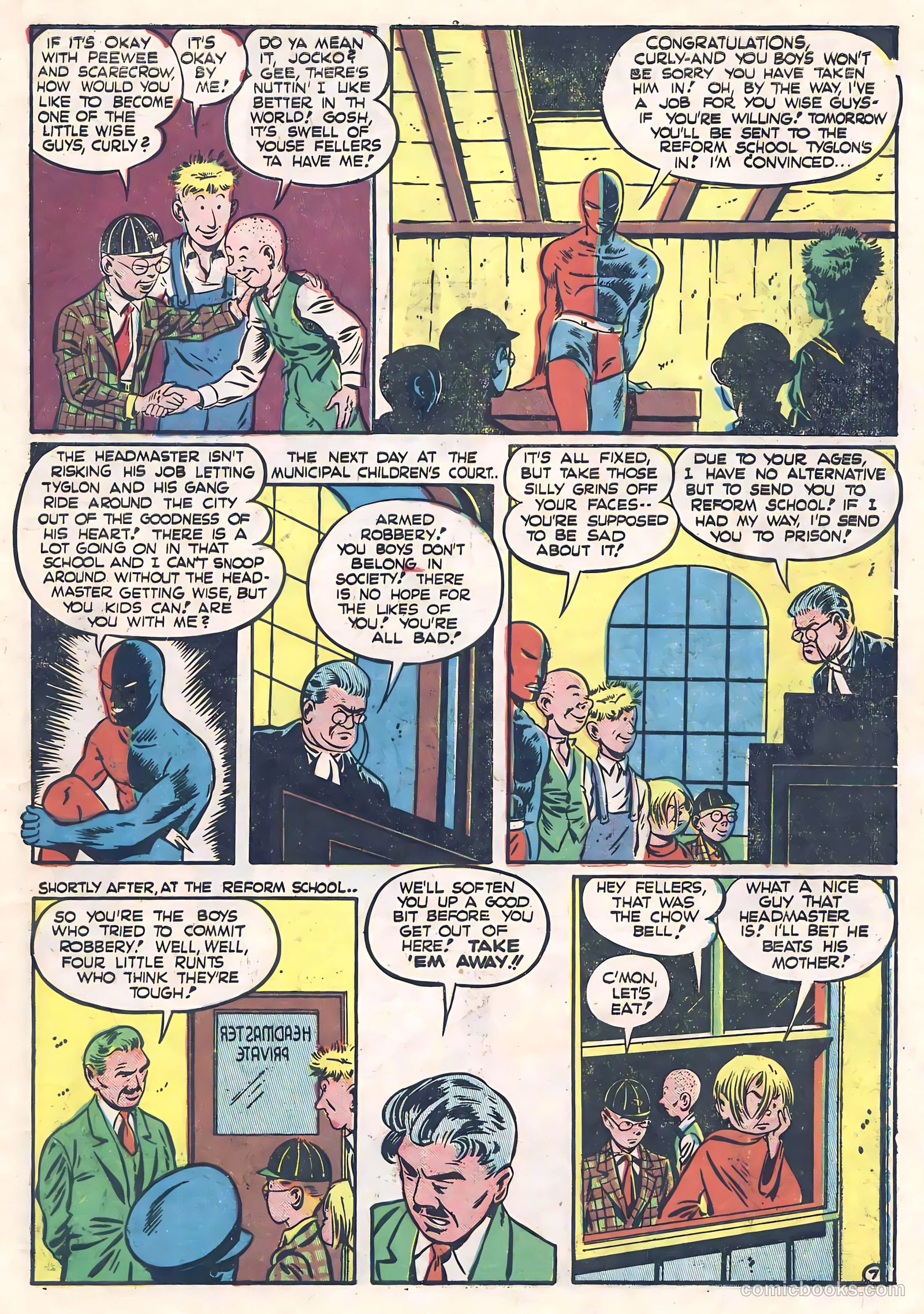 Daredevil Comics #16 (1948, Lev Gleason Publications, Inc.) — page 9 of 64