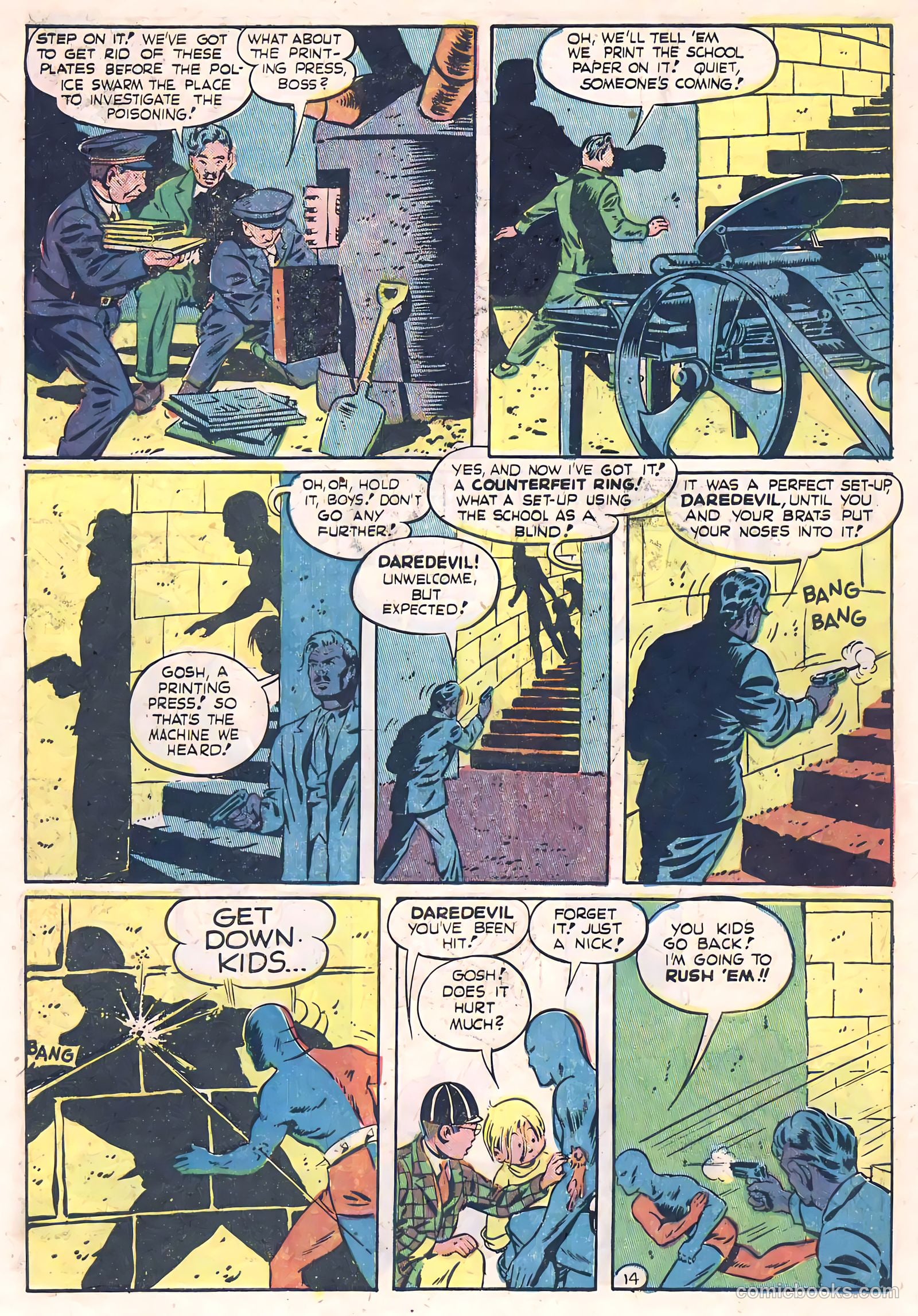 Daredevil Comics #16 (1948, Lev Gleason Publications, Inc.) — page 16 of 64